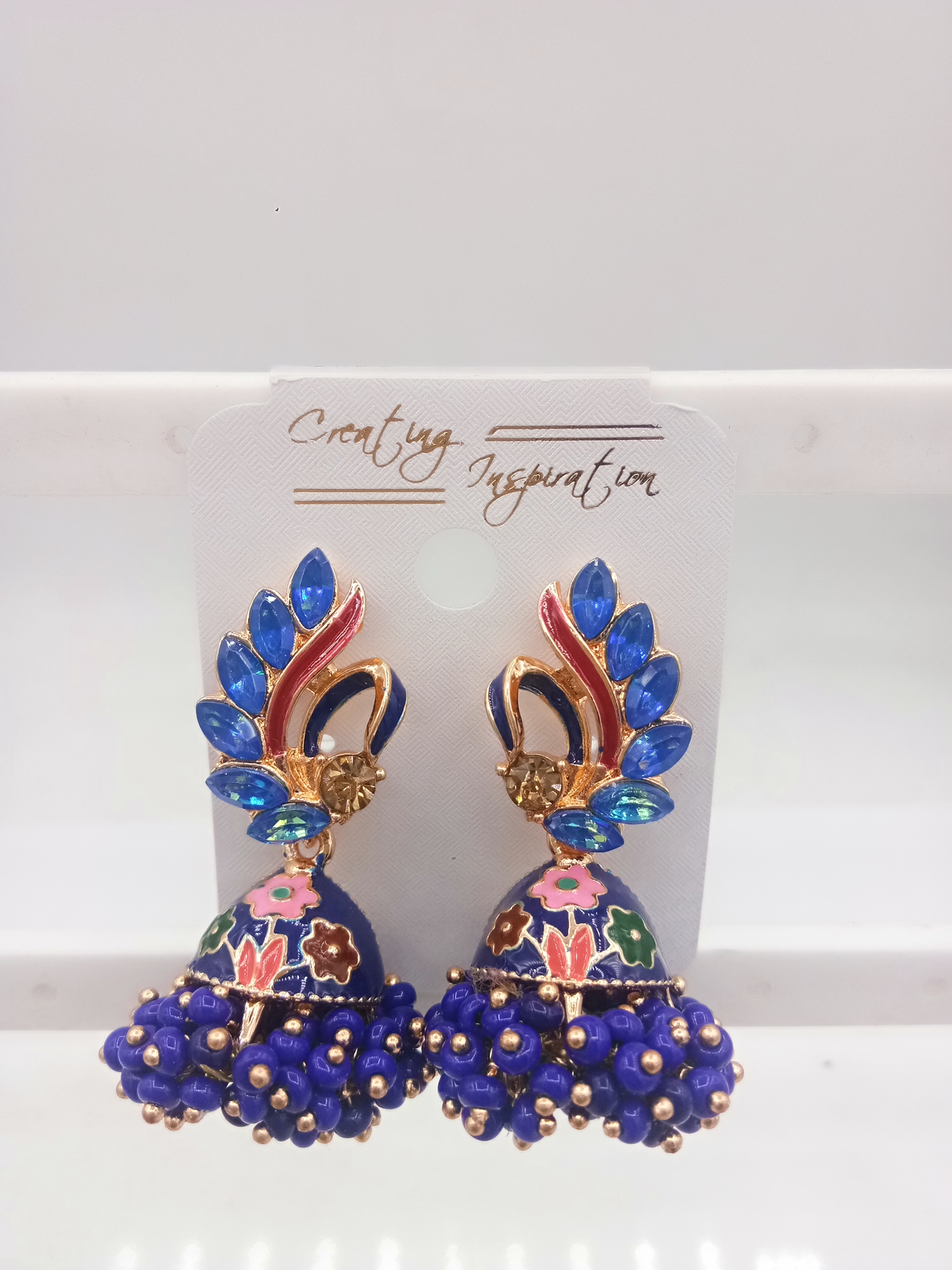 S ROSE MULTI MEENA ASSST GUCCHA JHUMKI - 523662