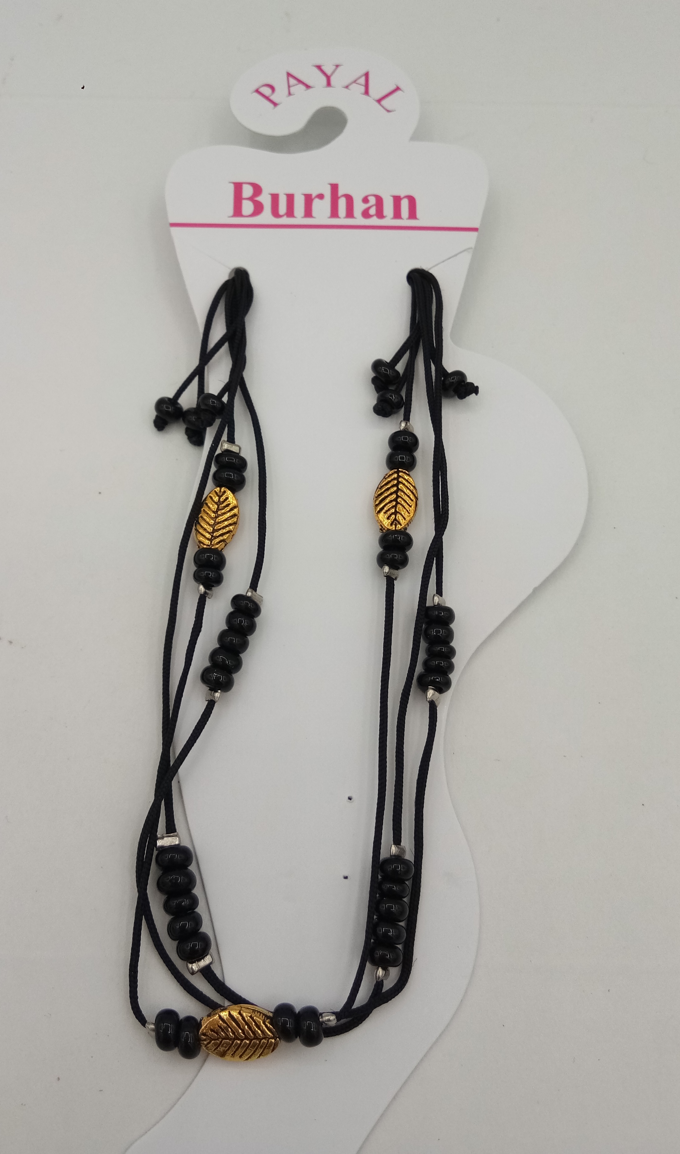 BLACK DHAGA PAYAL - 0234