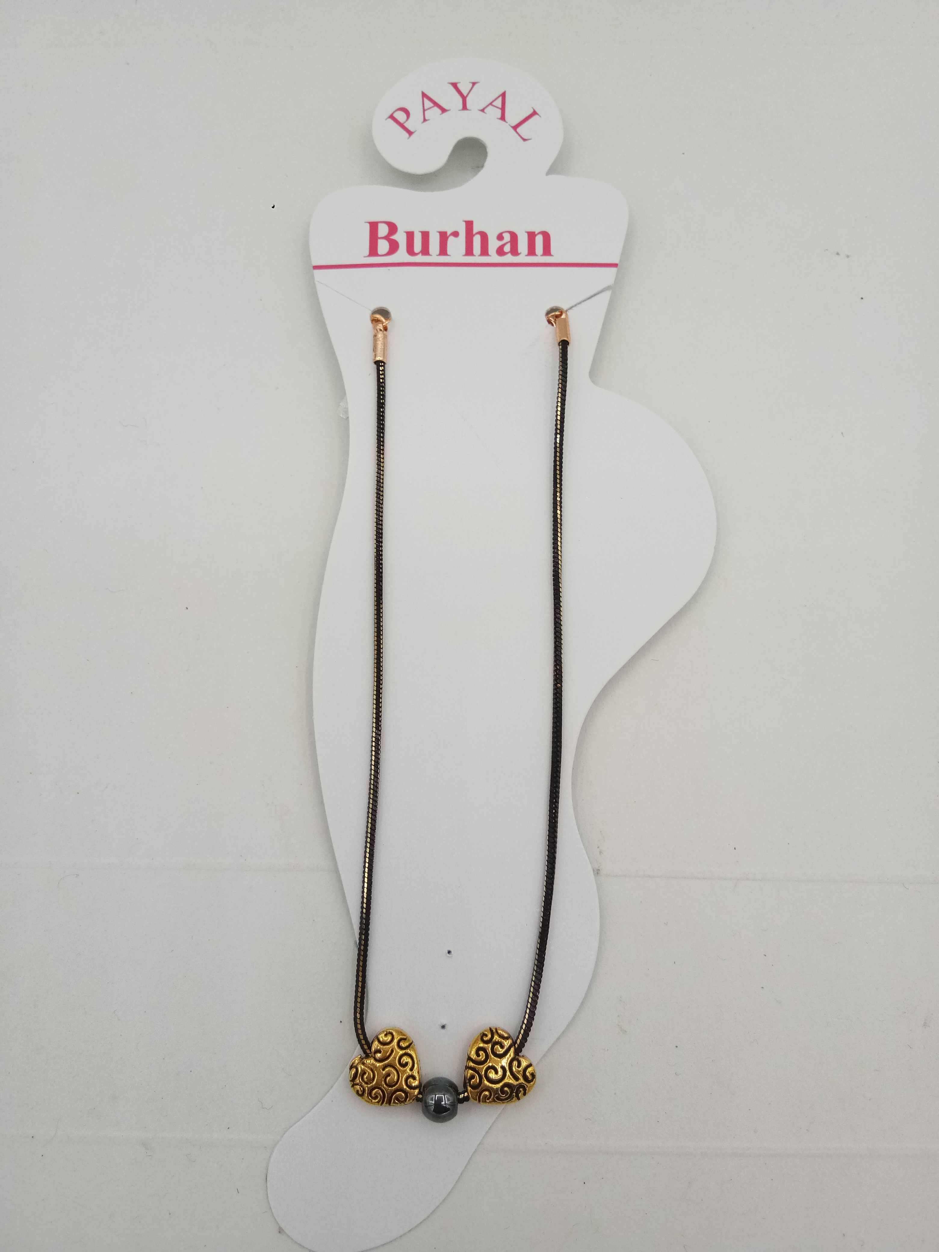 BLACK CHAIN PAYAL - 0043