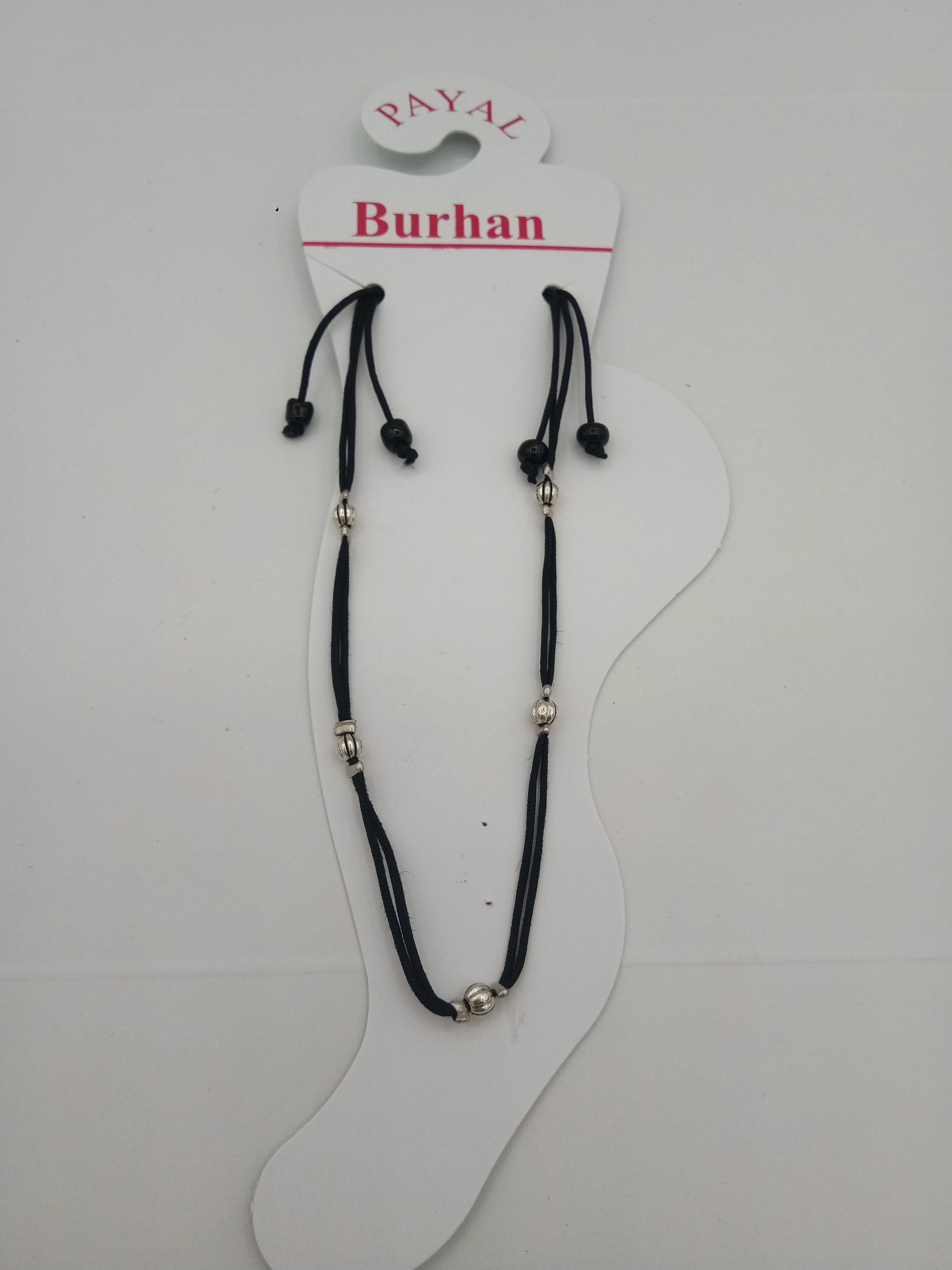 BLACK DHAGA PAYAL - 0253