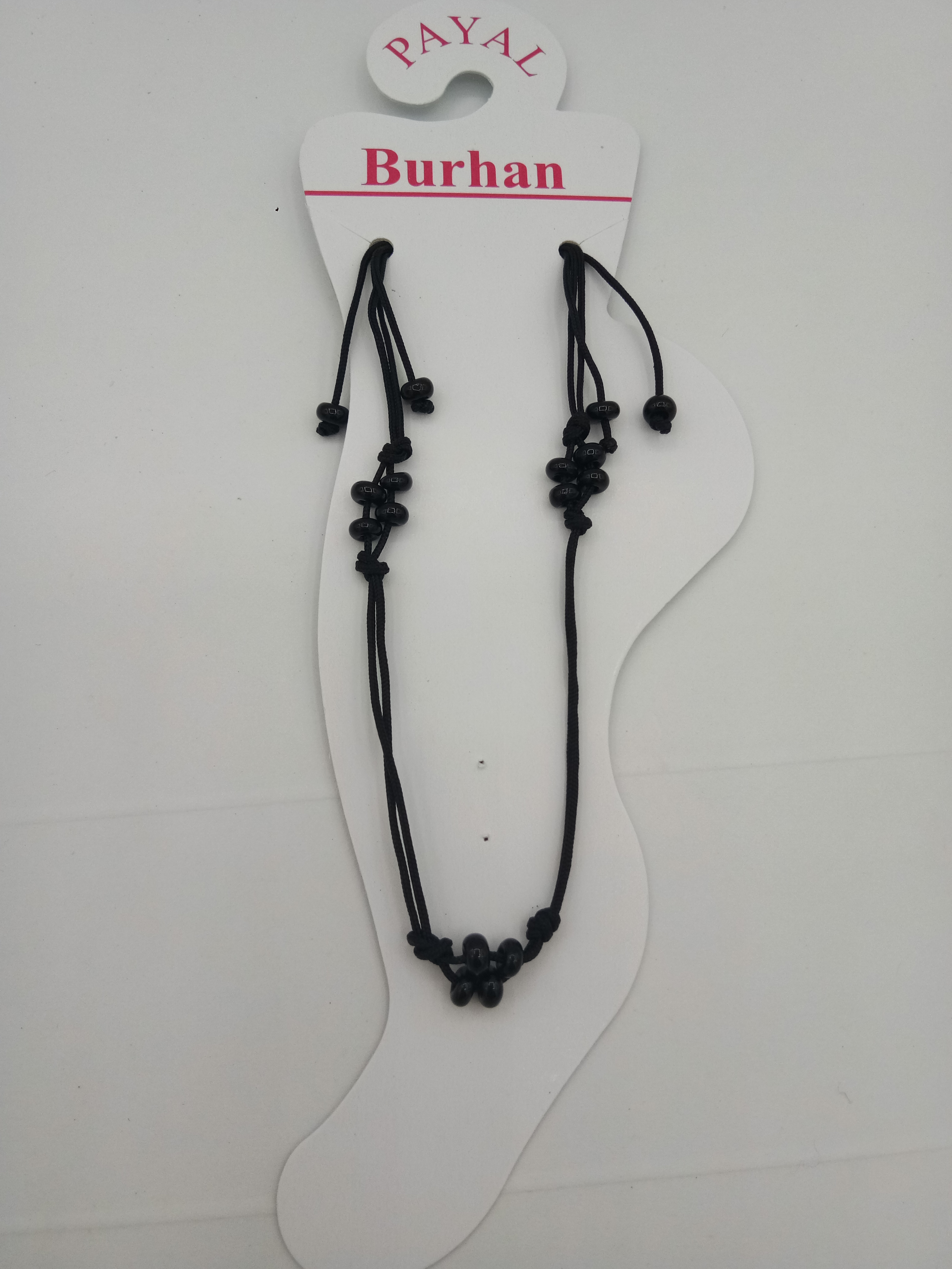 BLACK DHAGA PAYAL - 0244