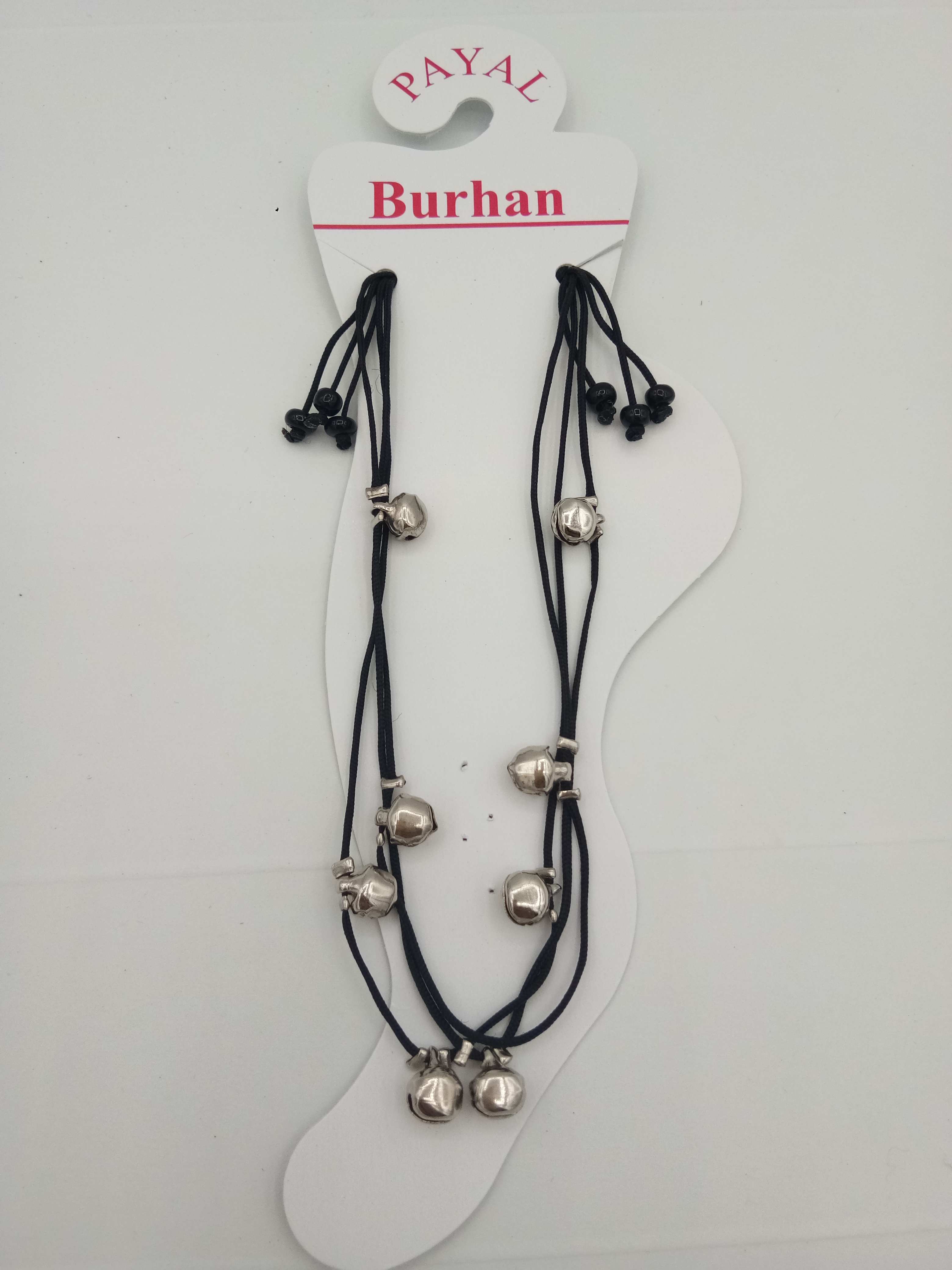 BLACK DHAGA PAYAL - 0247