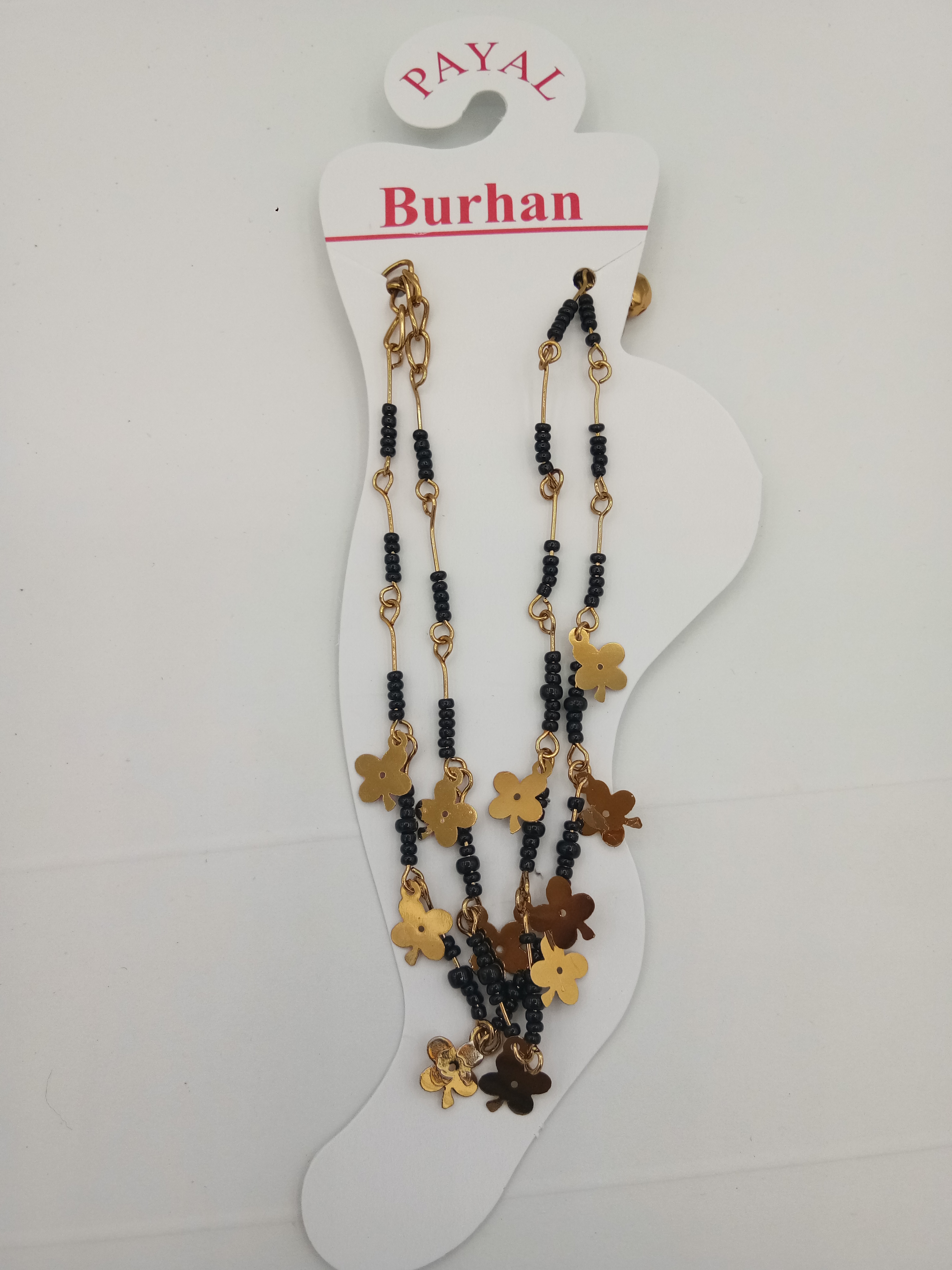 BURHAN MEHNDI CRYSTAL PAYAL - 3056