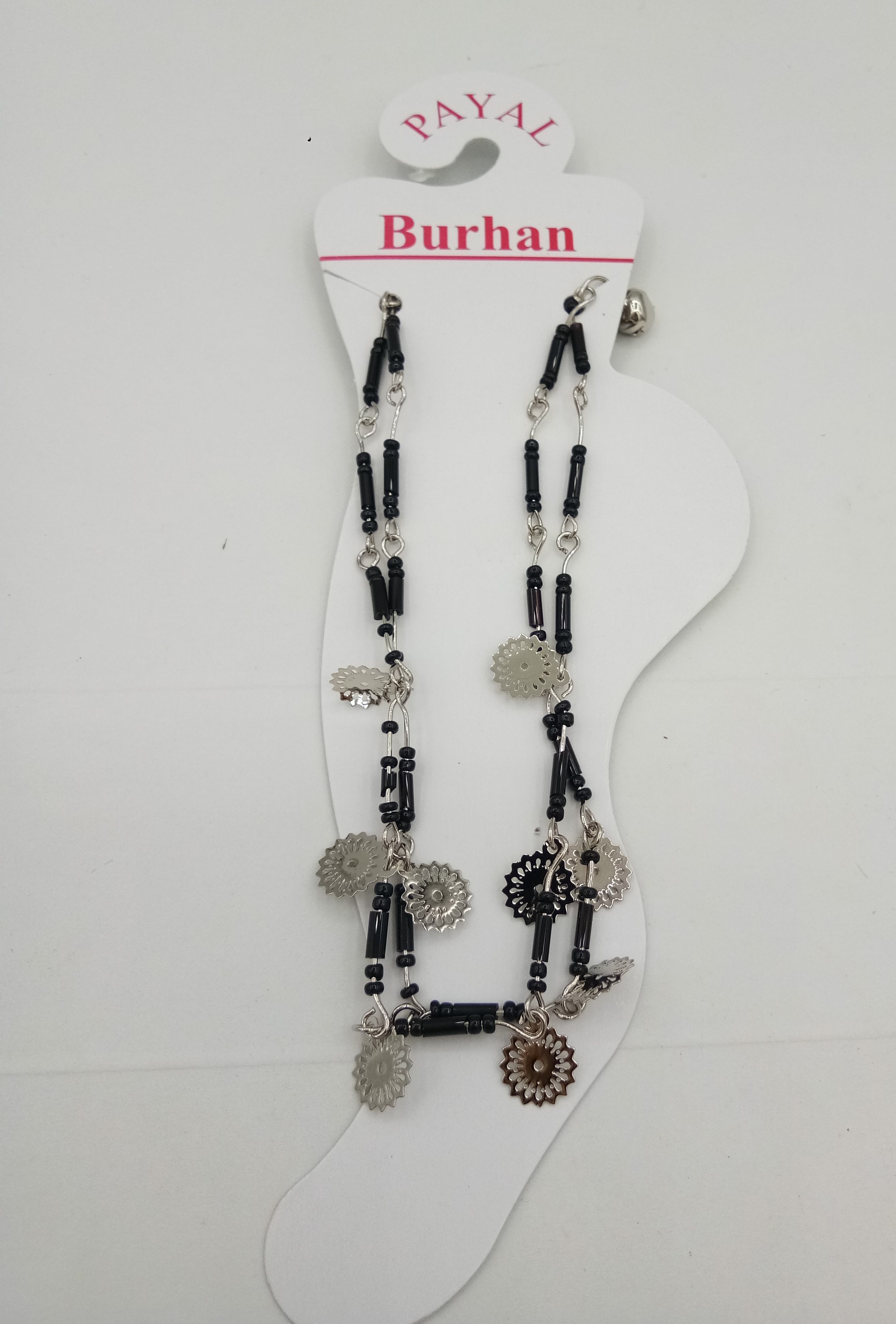 NICKEL  BLACK PAYAL - 3021