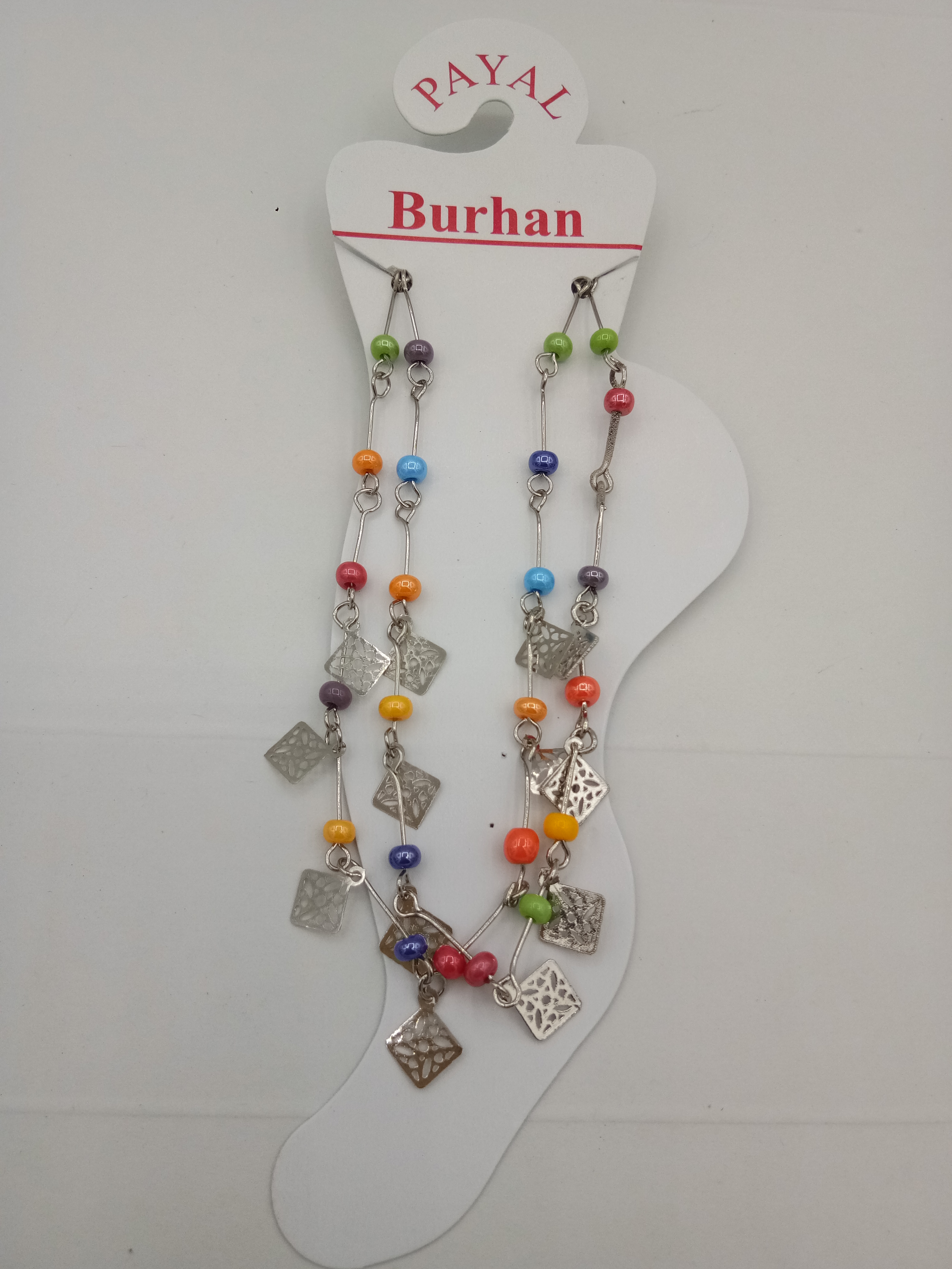 NICKEL MULTI PAYAL - 3049