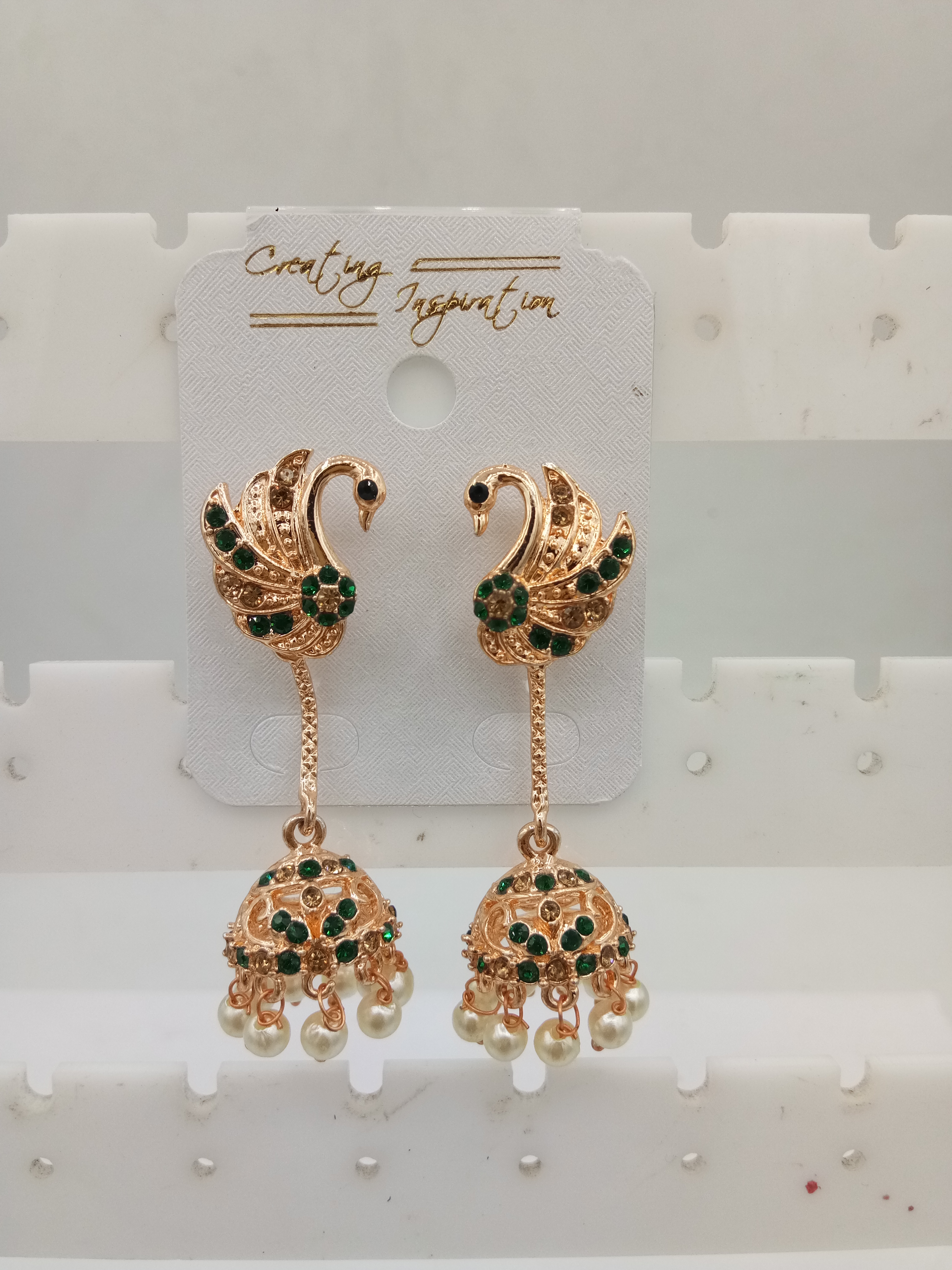 ROSE CR + LCT STONE DANDI JHUMKI - 522986