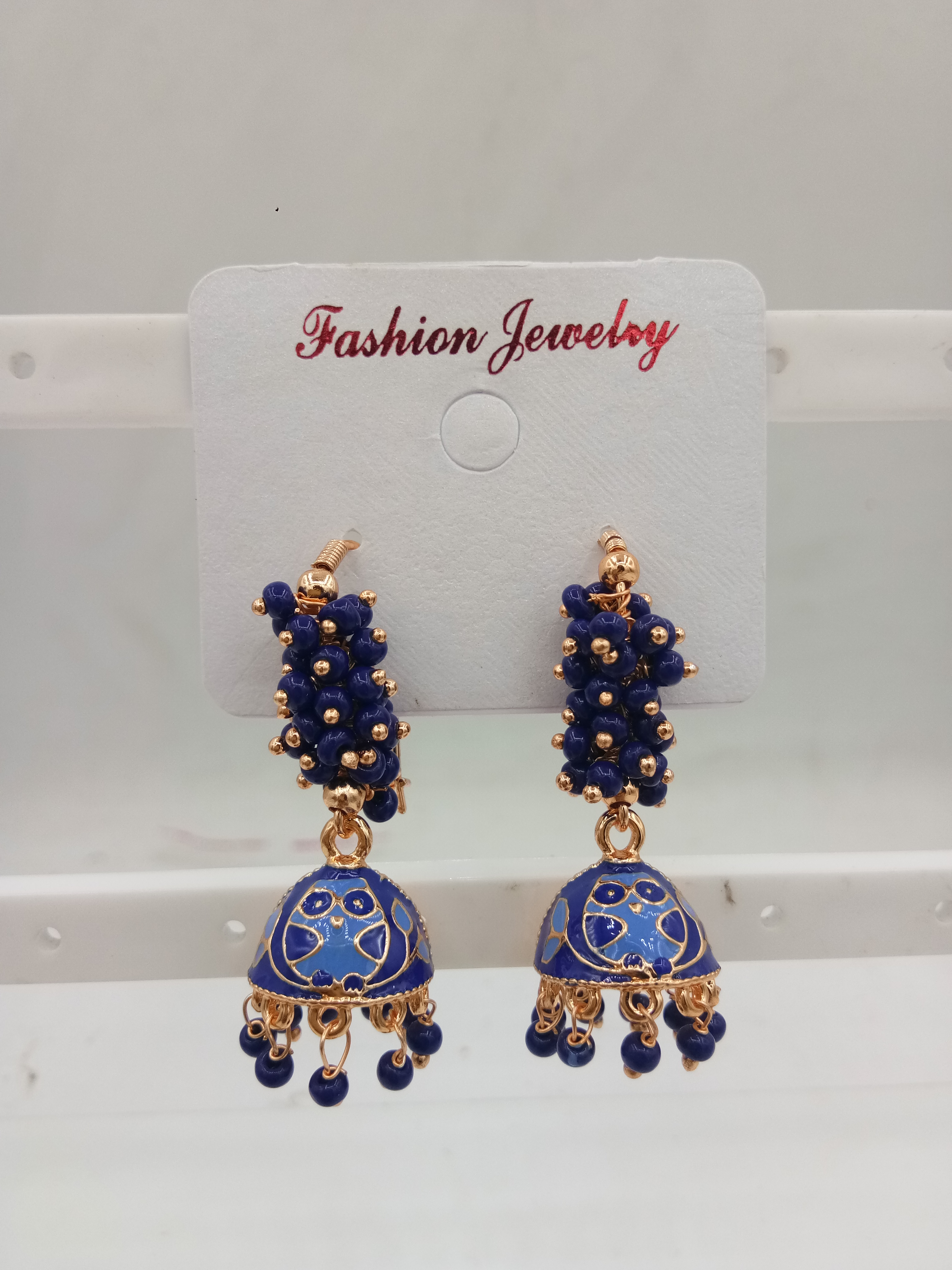 S ROSE CLR MEENA CLR GUCCHA JHUMKI - 523408