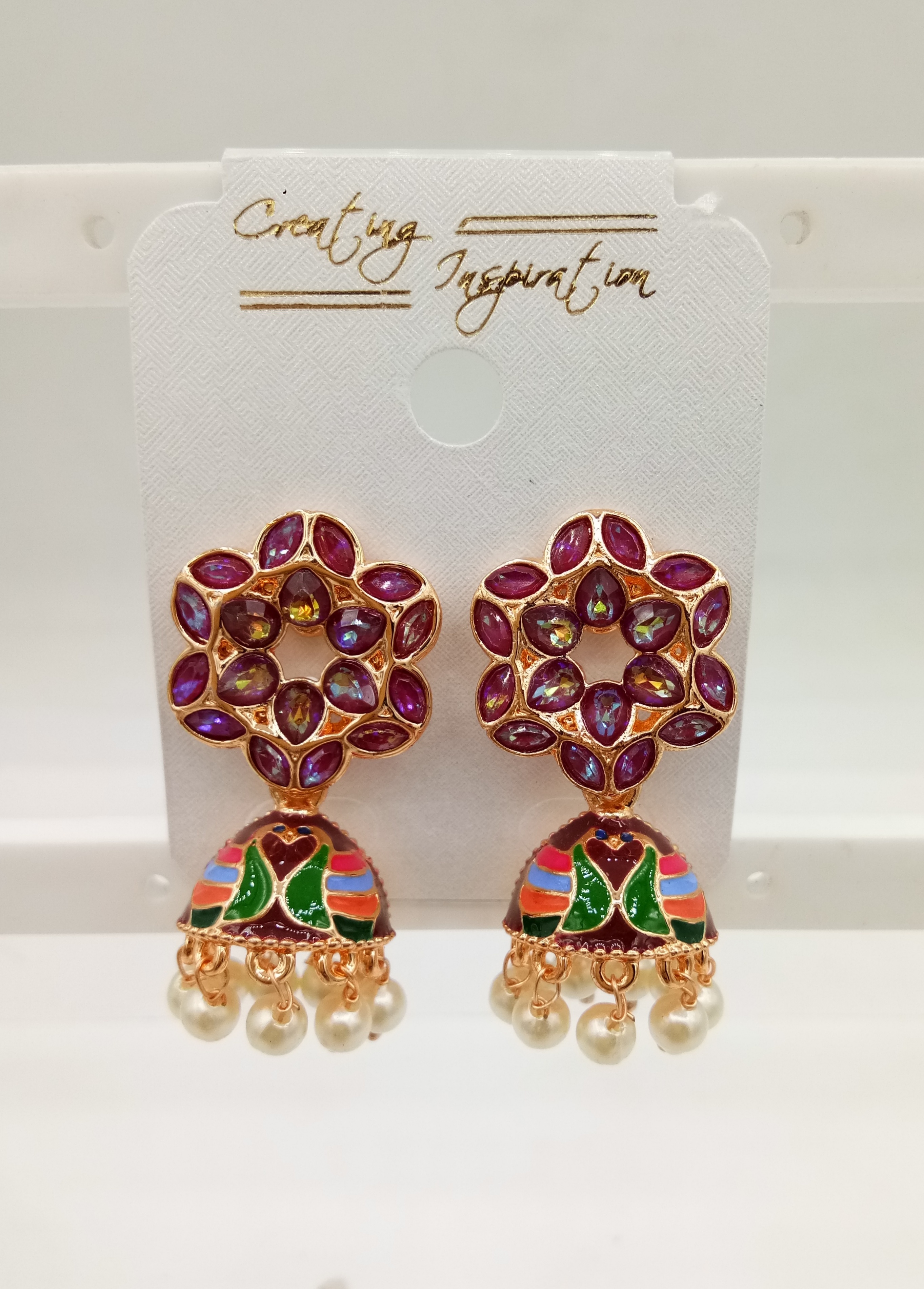 ROSE MULTI CMN JHUMKI - 523687