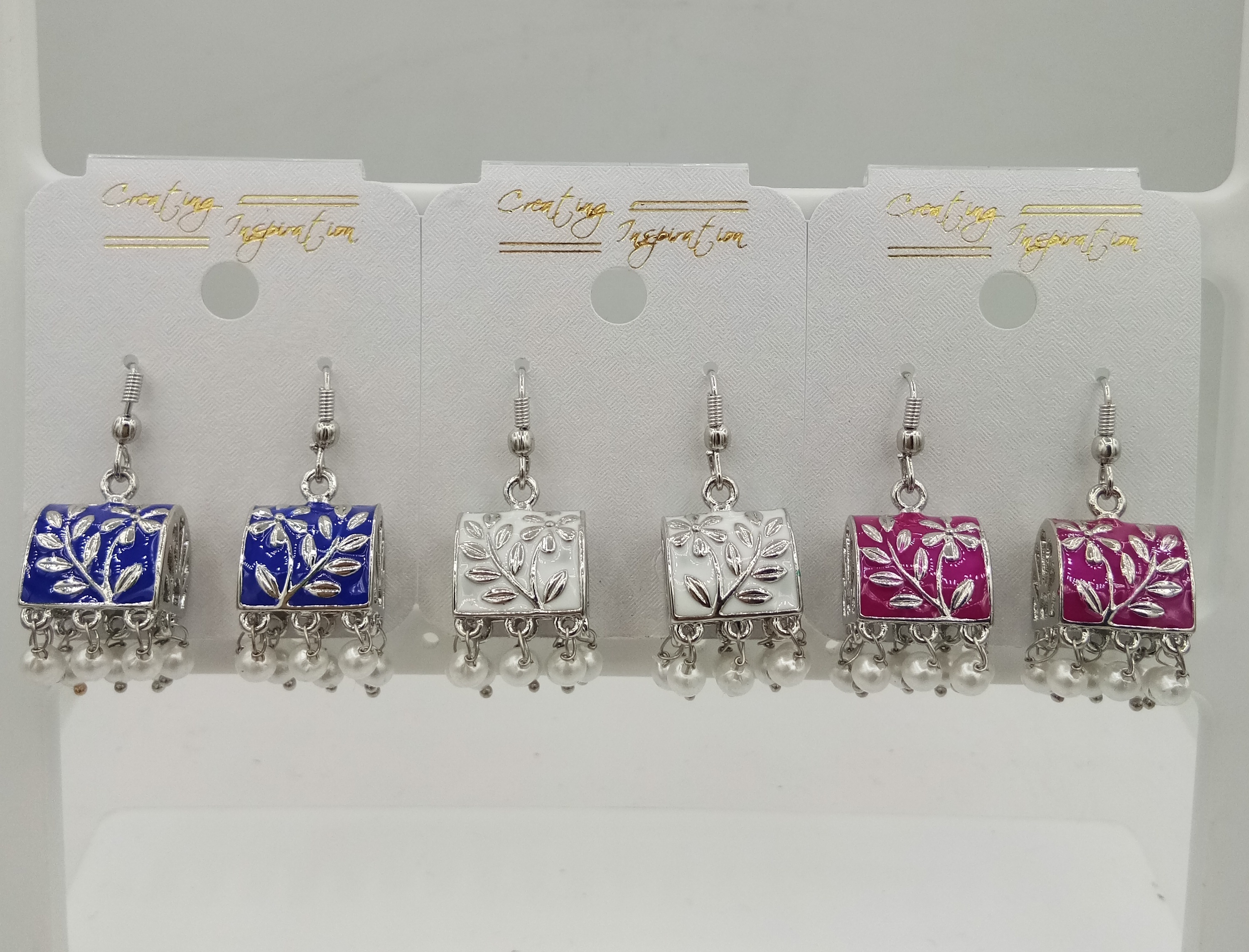 RODIUM CMN 3 JODI PACKING AKDA JHUMKI - 523734