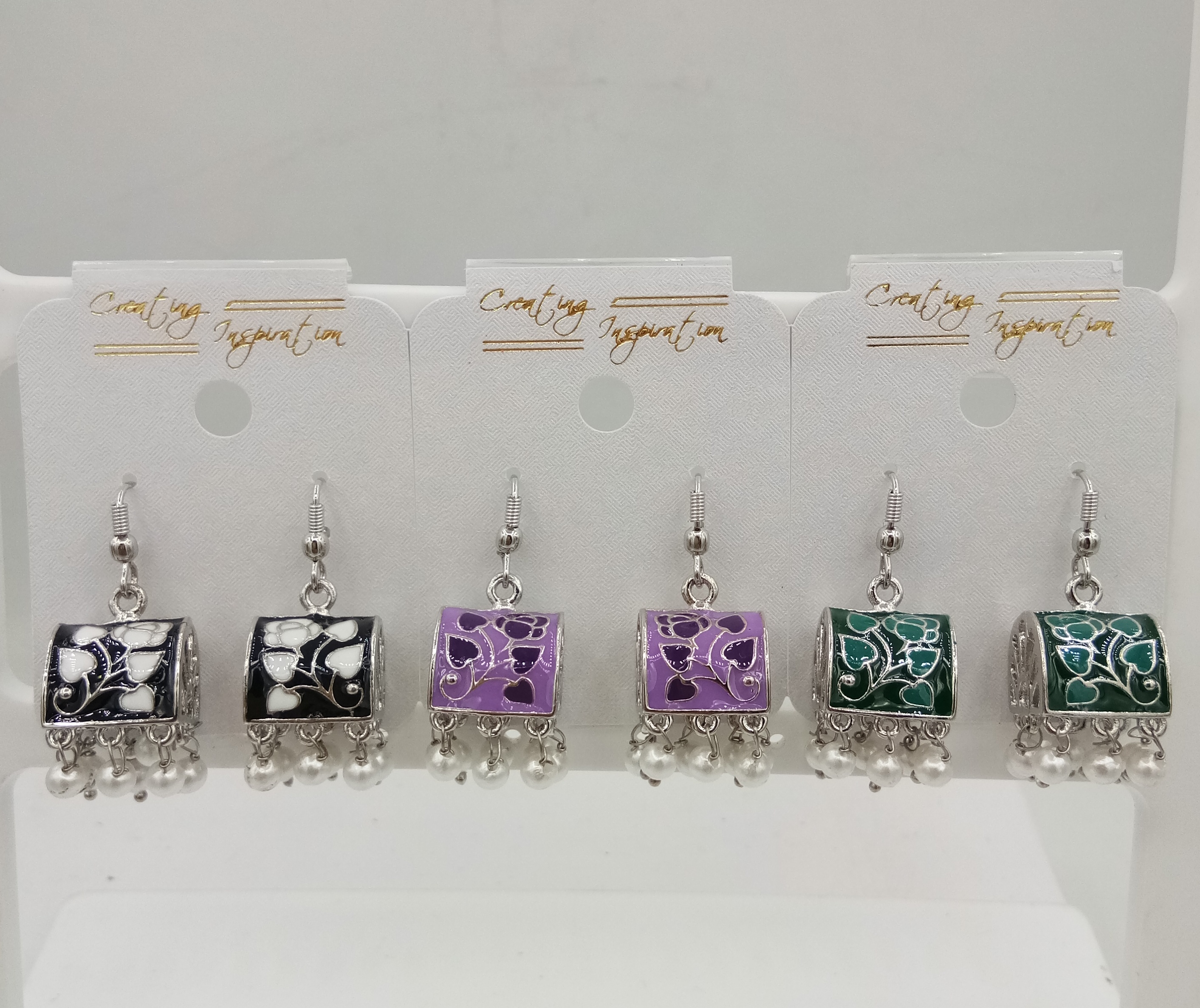 RODIUM CMN 3 JODI PACKING AKDA JHUMKI - 523731