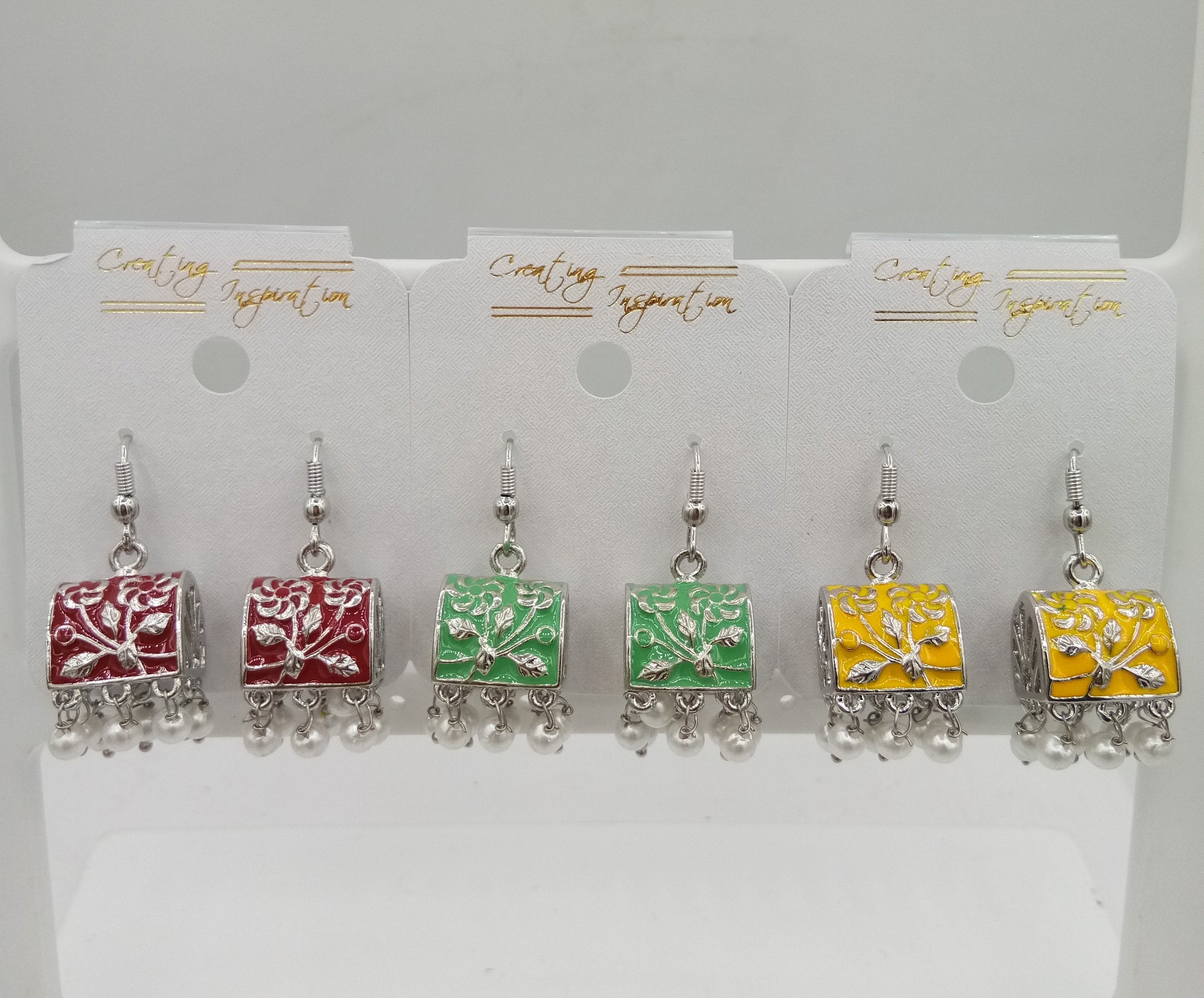 RODIUM CMN 3 JODI PACKING AKDA JHUMKI - 523733