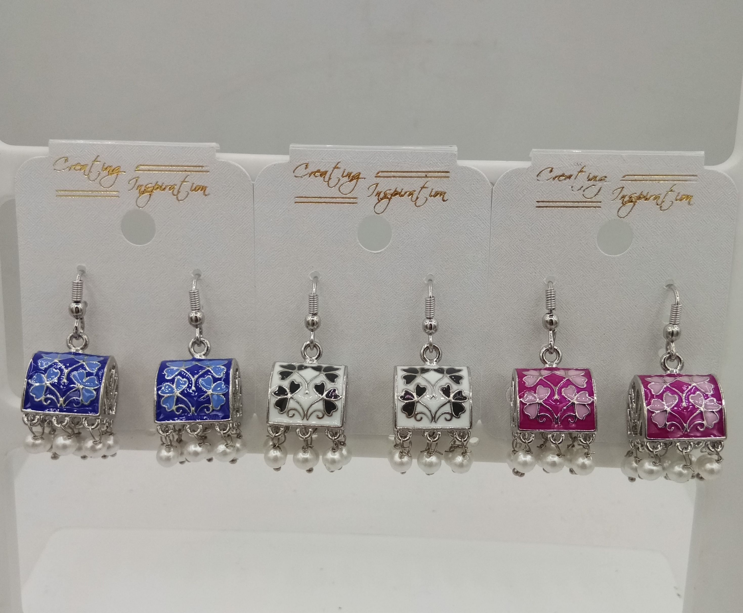 RODIUM CMN 3 JODI PACKING AKDA JHUMKI - 523732