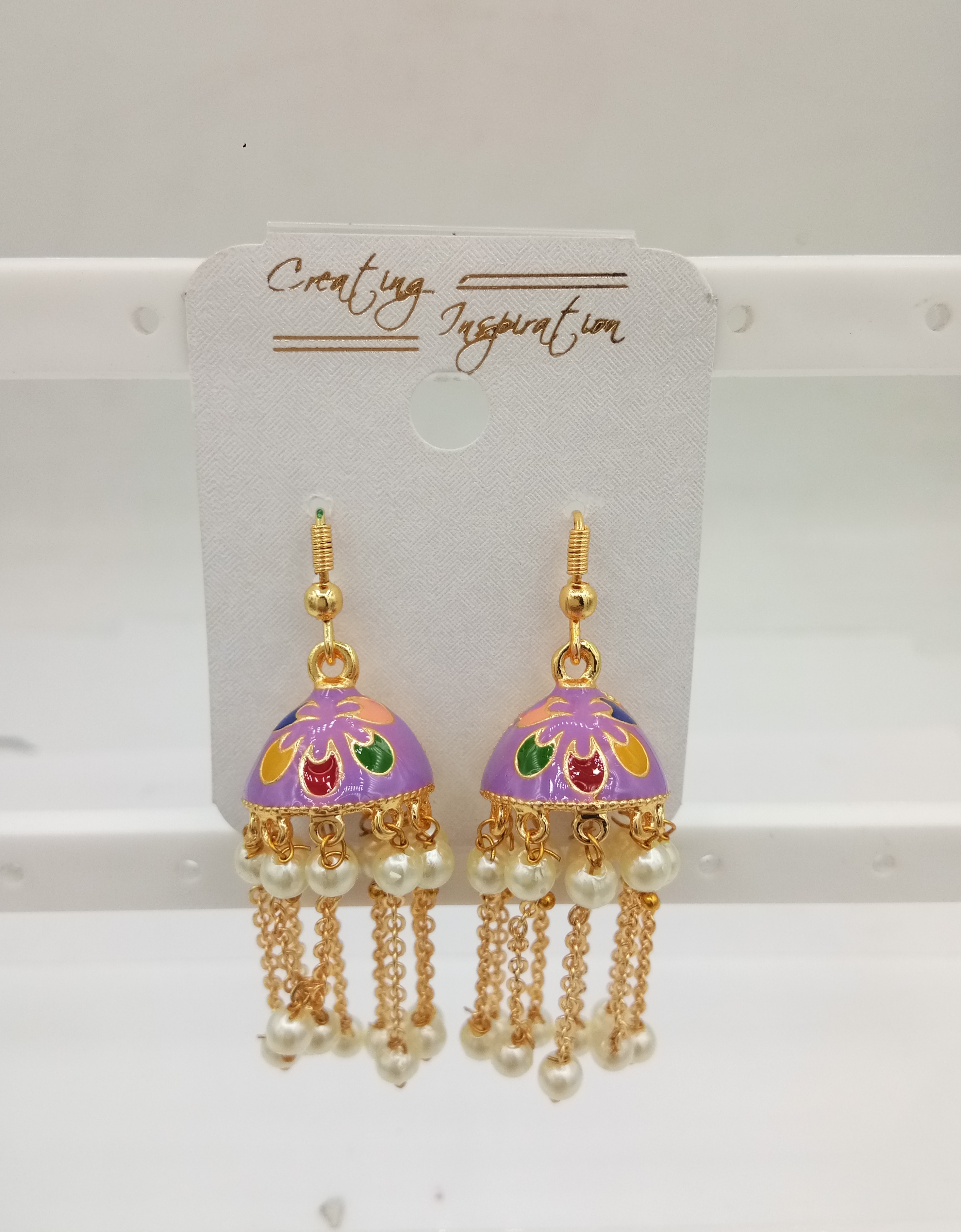 LG MULTI CMN + CLR CHAIN AKDA JHUMKI - 523335