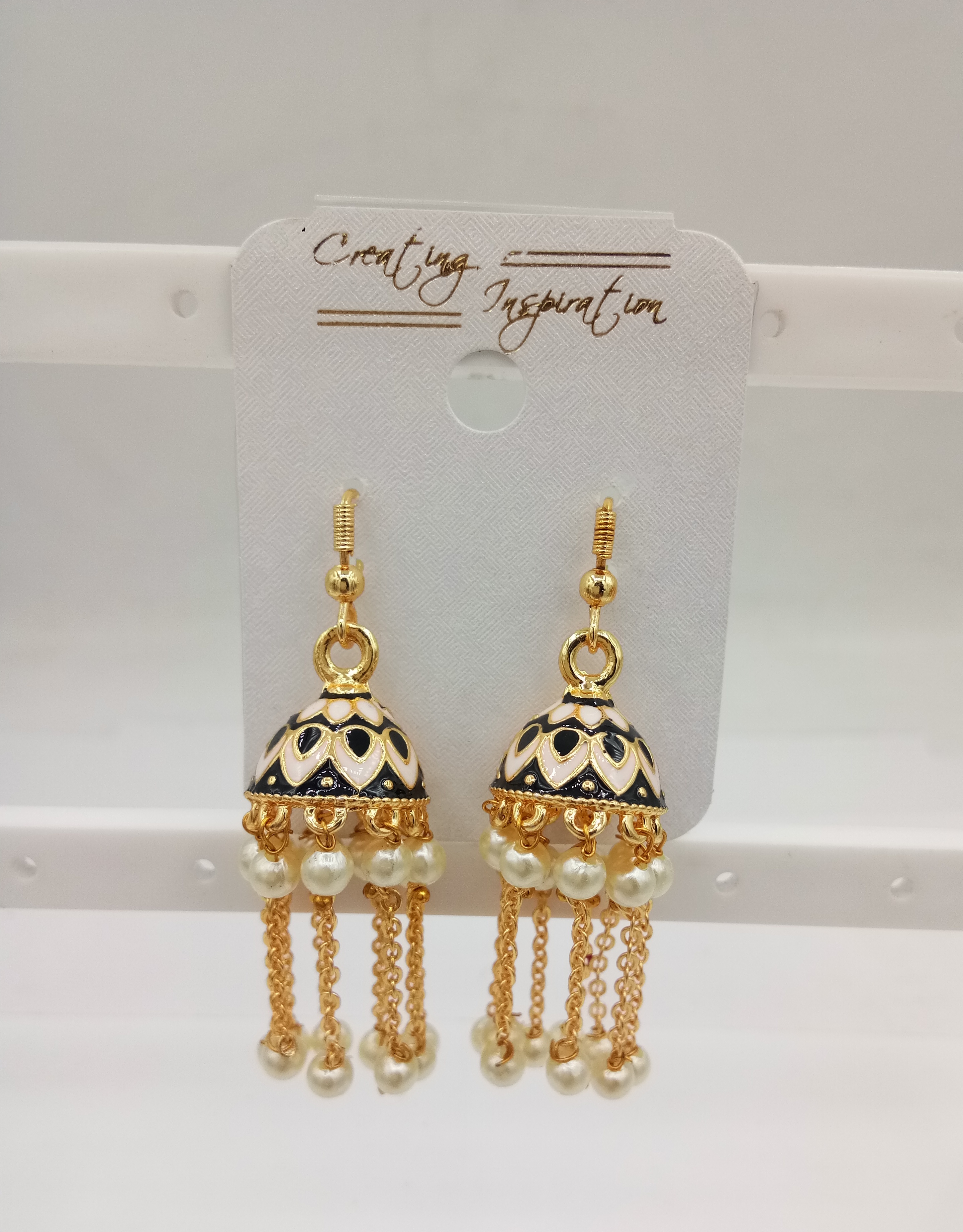 LG CMN + CLR CHAIN AKDA JHUMKI - 521254