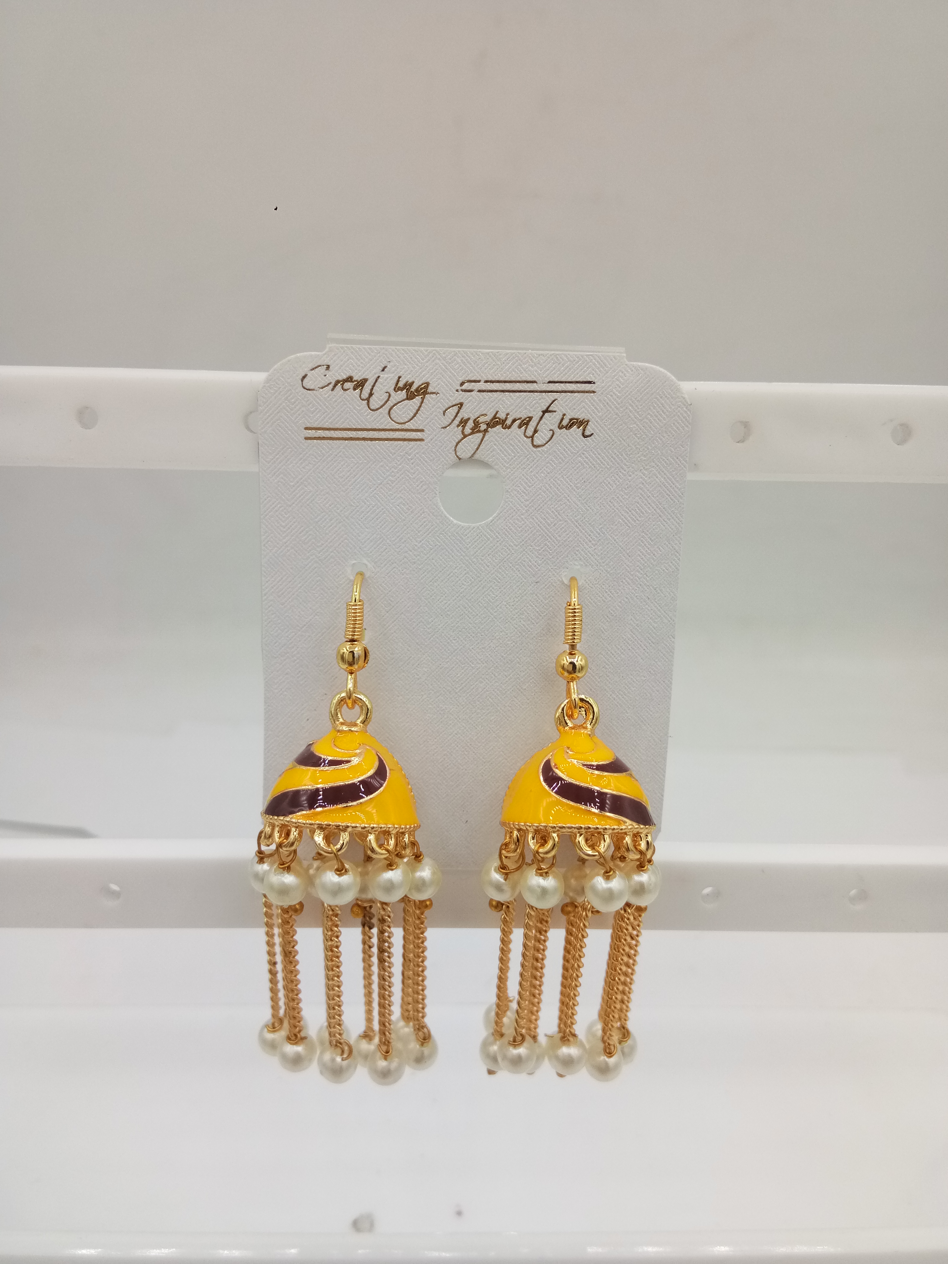 LG CMN + CLR CHAIN AKDA JHUMKI - 523247