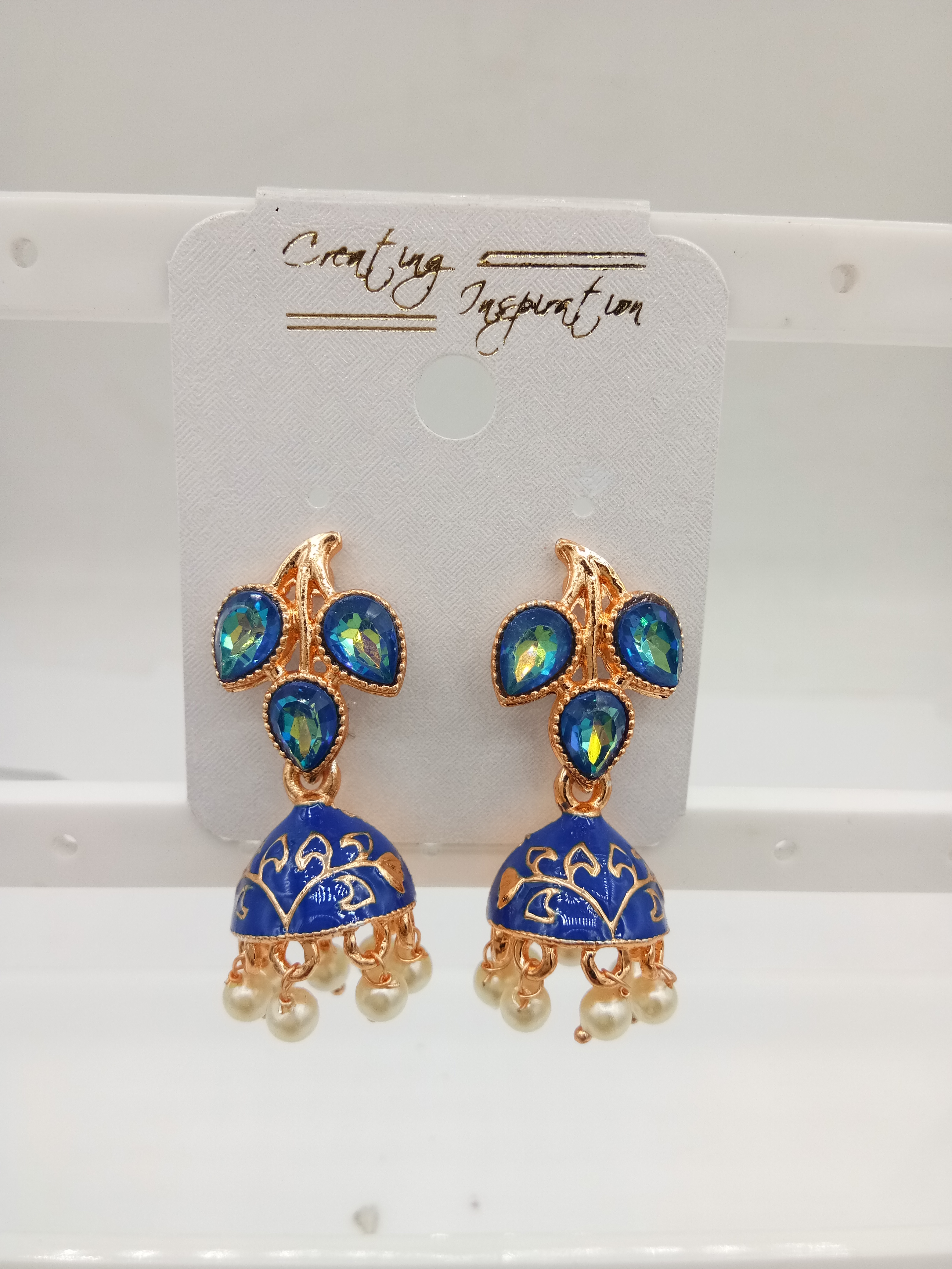 S ROSE CLR MEENA ASSST JHUMKI - 523365