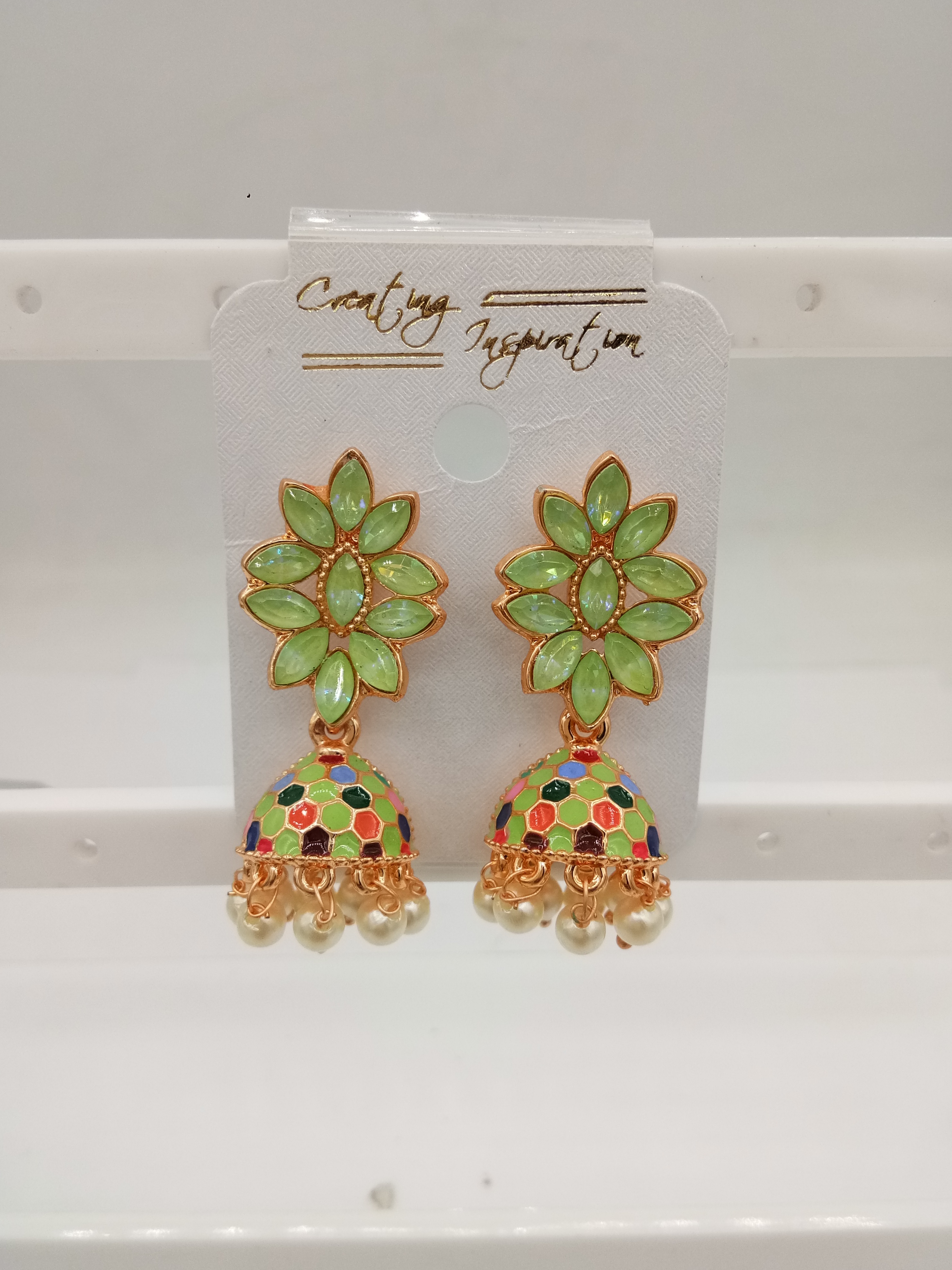 ROSE MULTI CMN + CLR ASSST JHUMKI - 523715