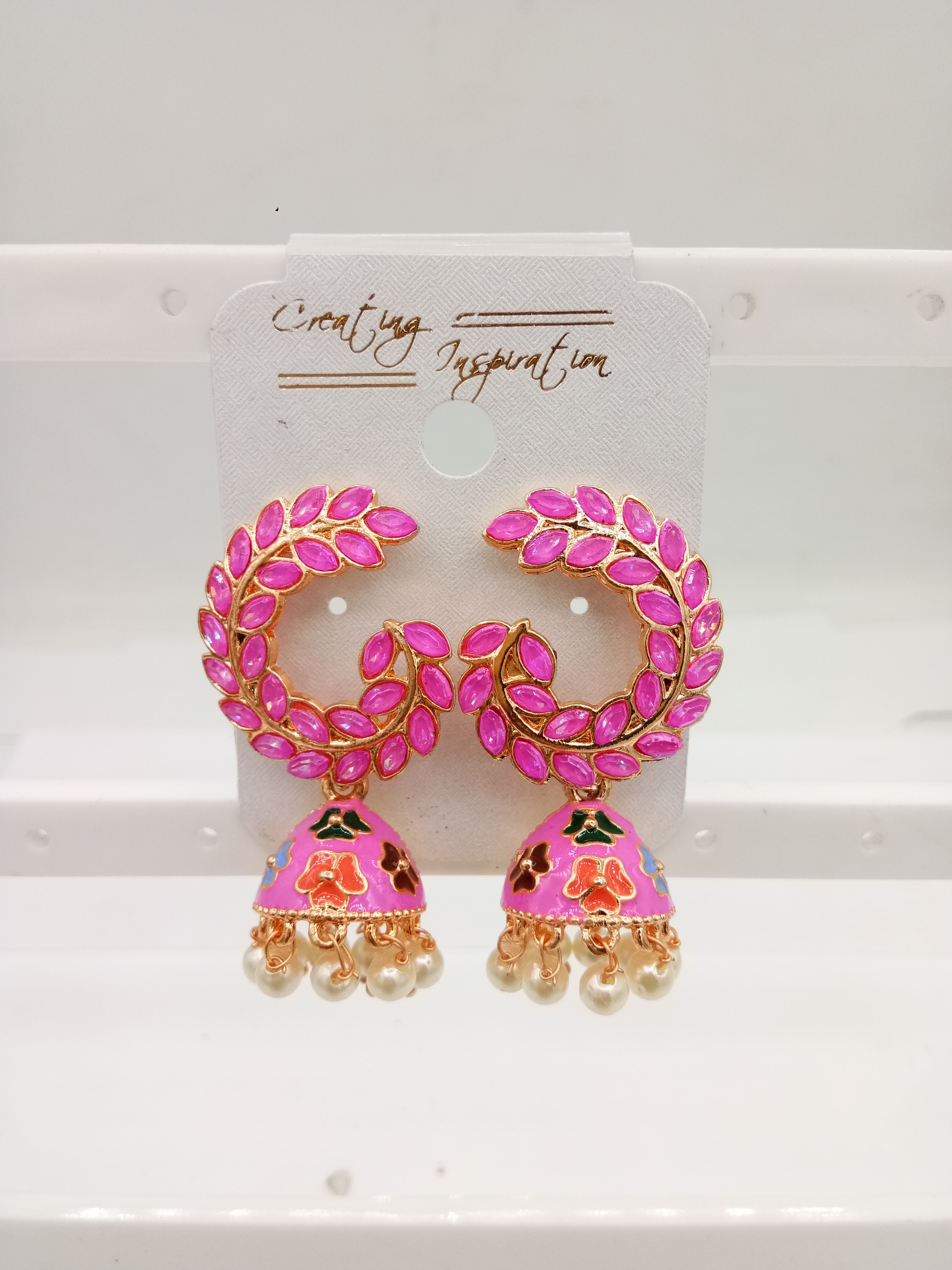 ROSE MULTI CMN + CLR ASSST JHUMKI - 523664