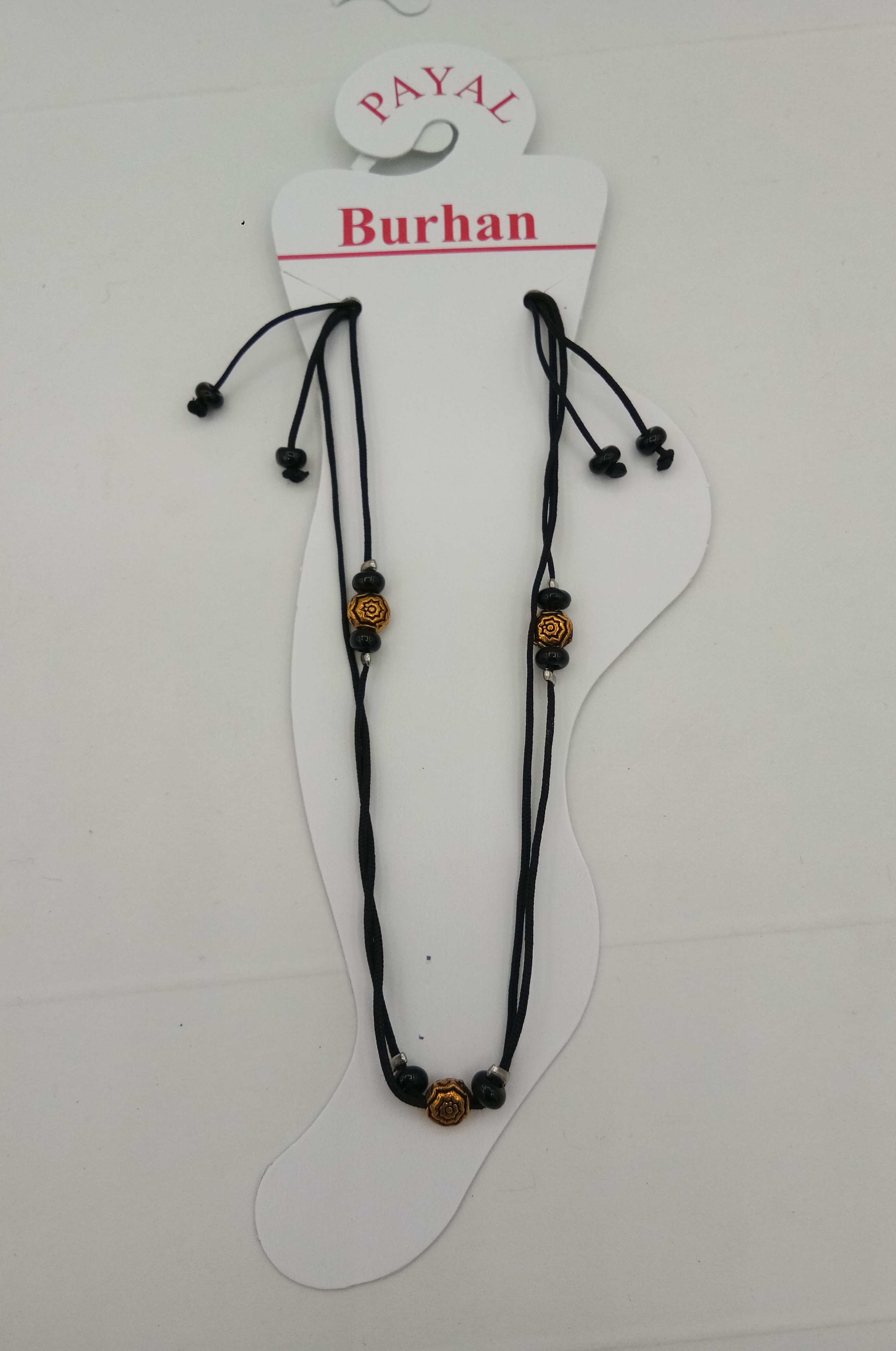 BLACK DHAGA PAYAL - 0233