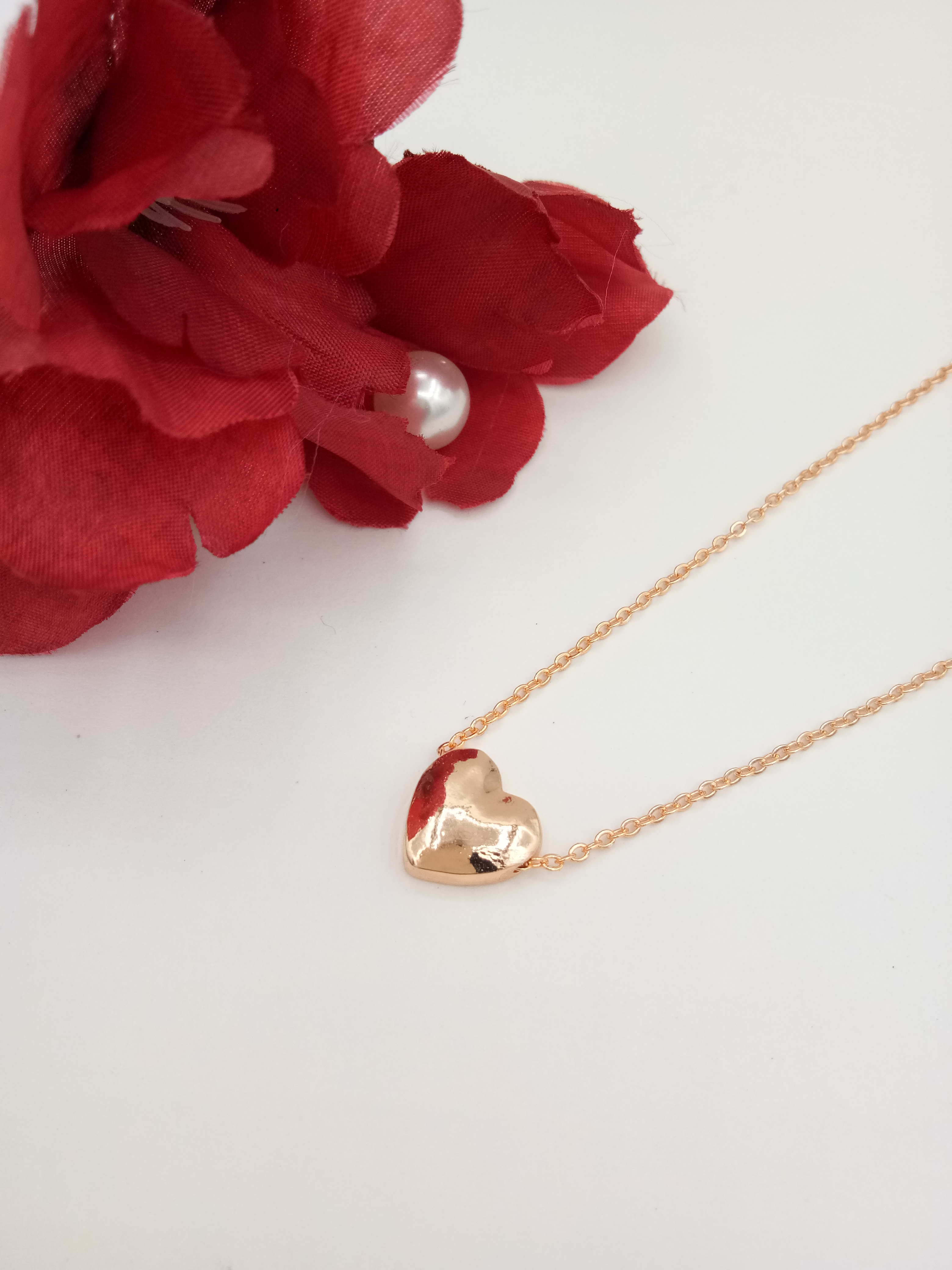 AD ROSE PLAIN CHAIN PENDENT - 07196 NX