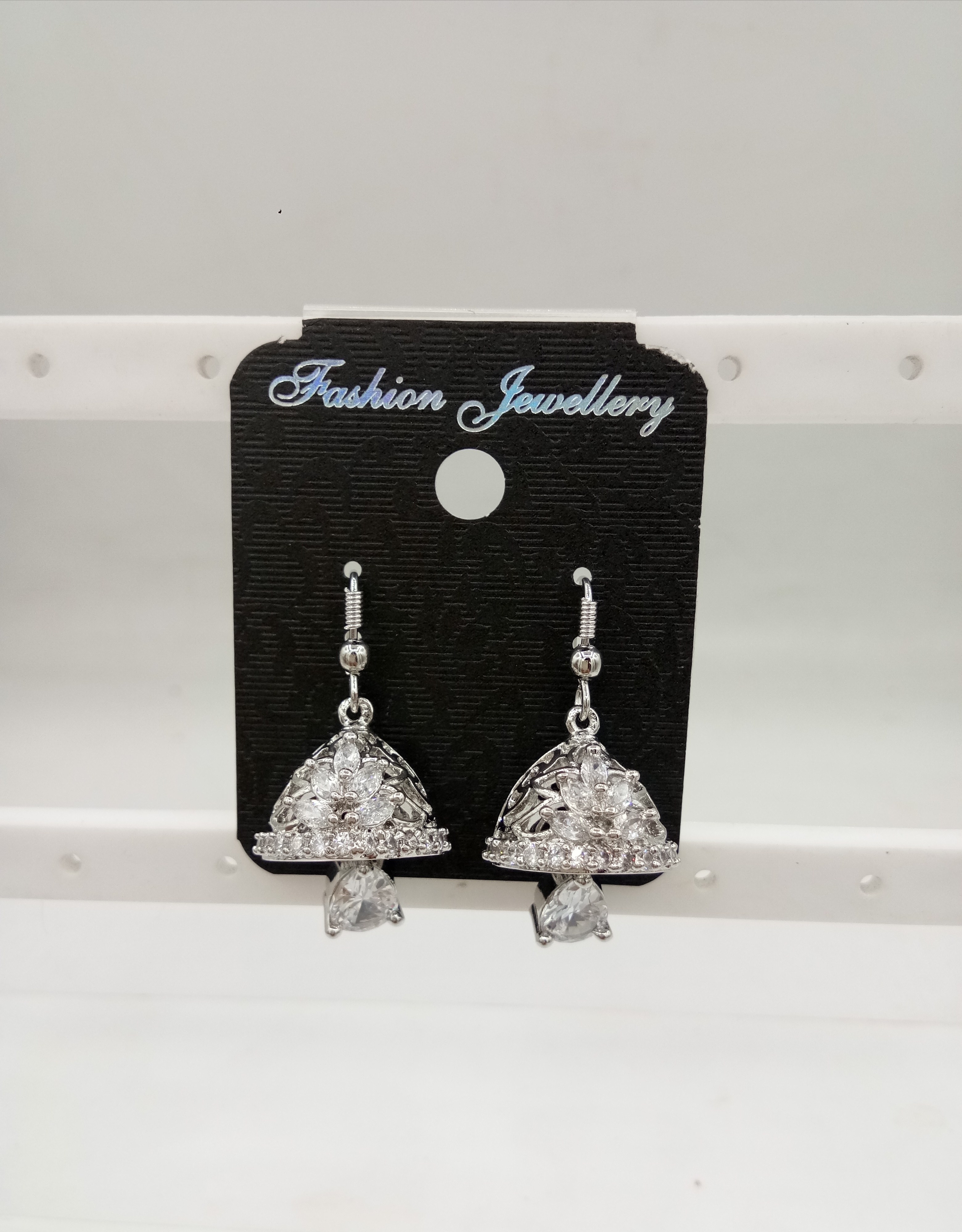 AD RODIUM WT AKDA JHUMKI - 21277 NX