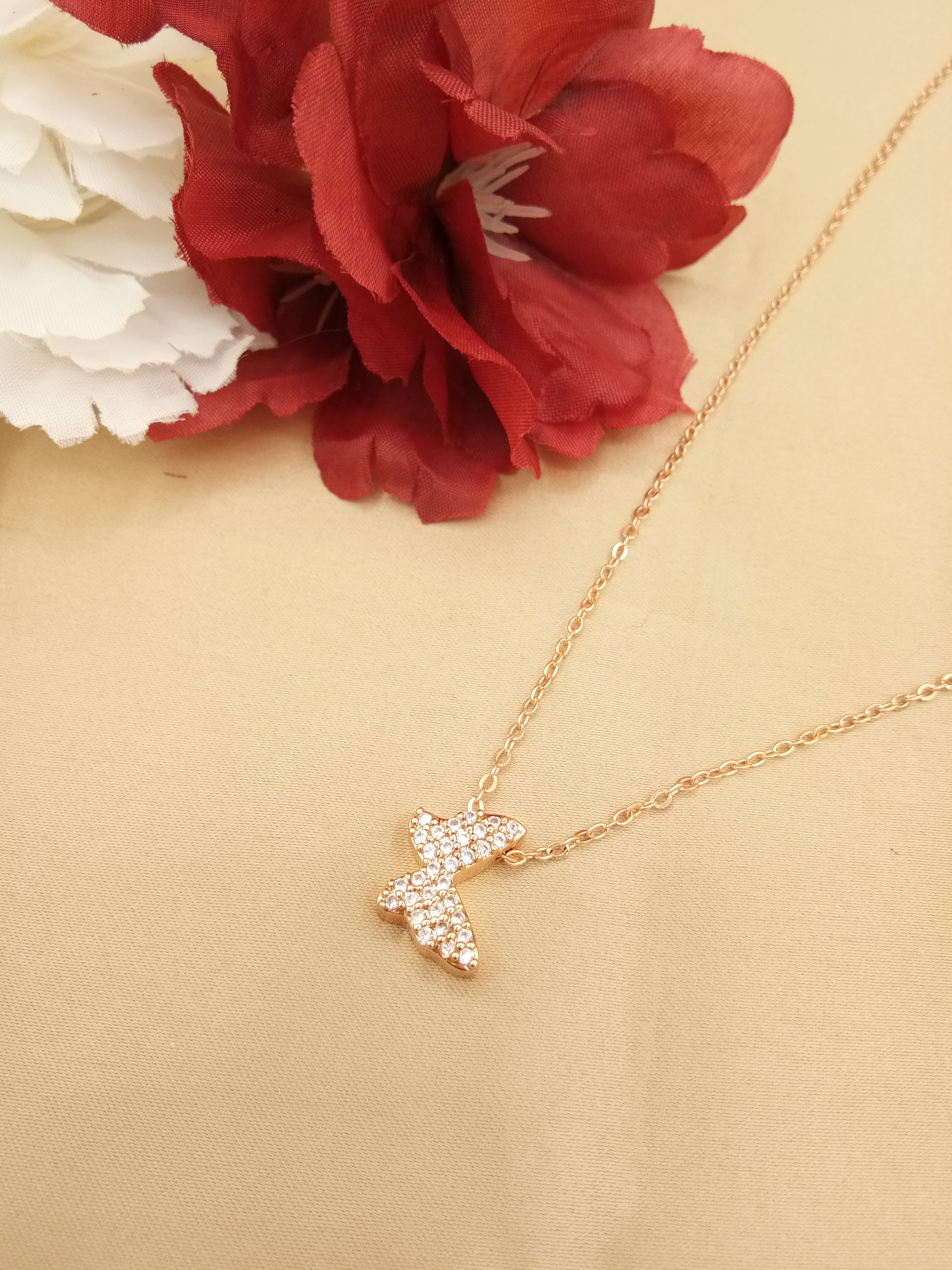 AD ROSE WHITE PENDANT - 07185 NX