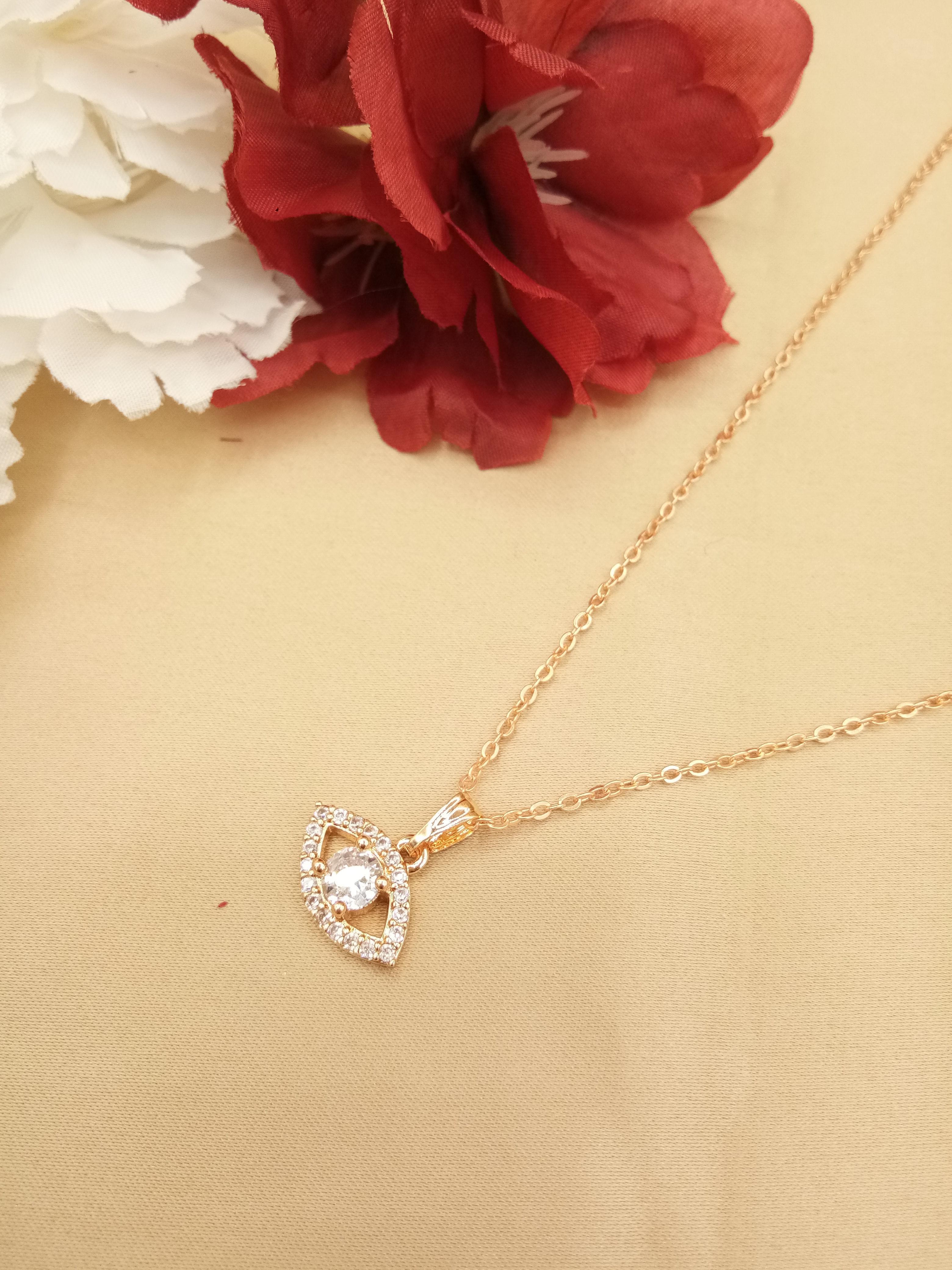 AD ROSE WHITE PENDANT - 07153 NX