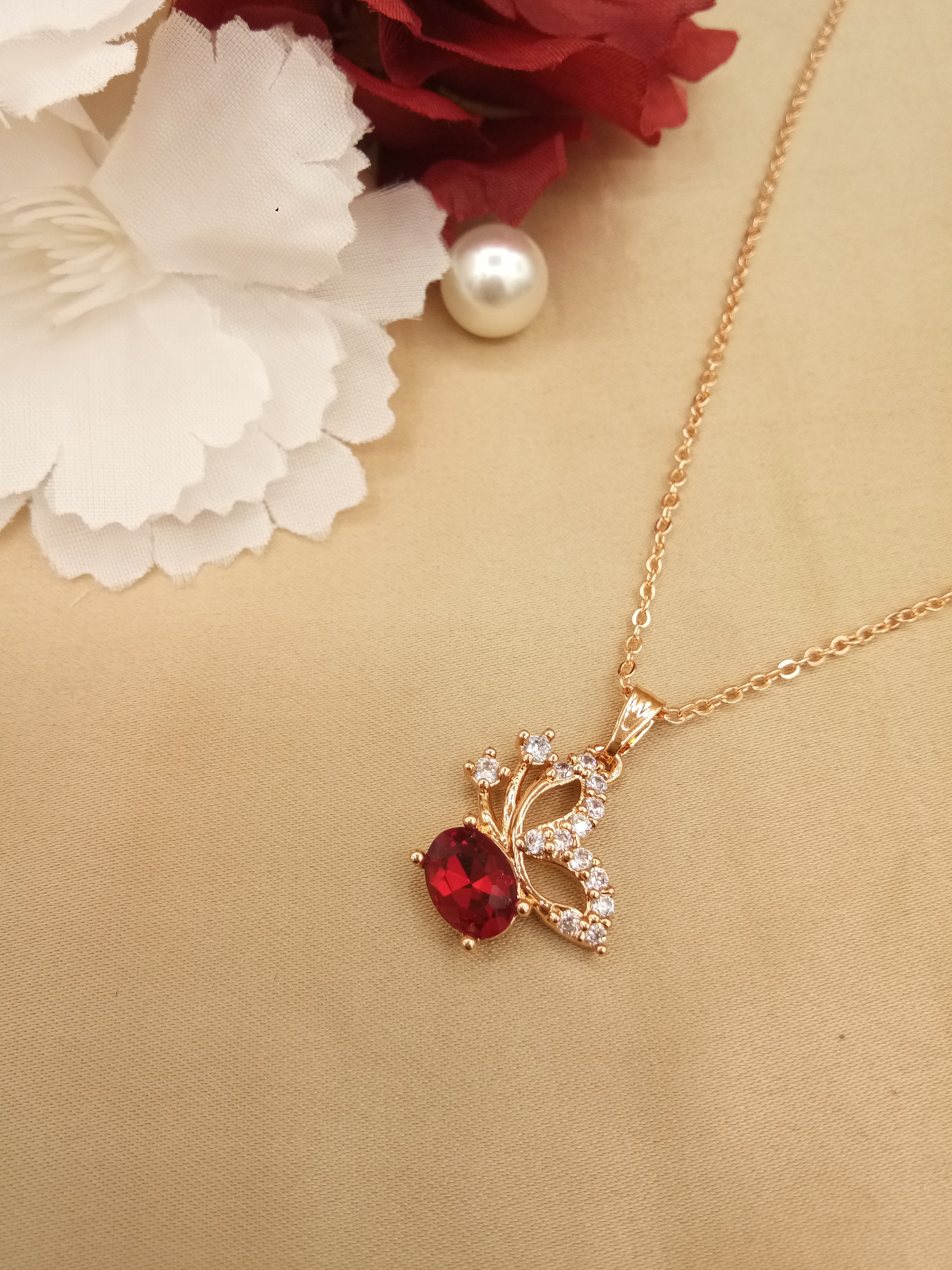 AD ROSE COLOR PENDANT - 07178 NX