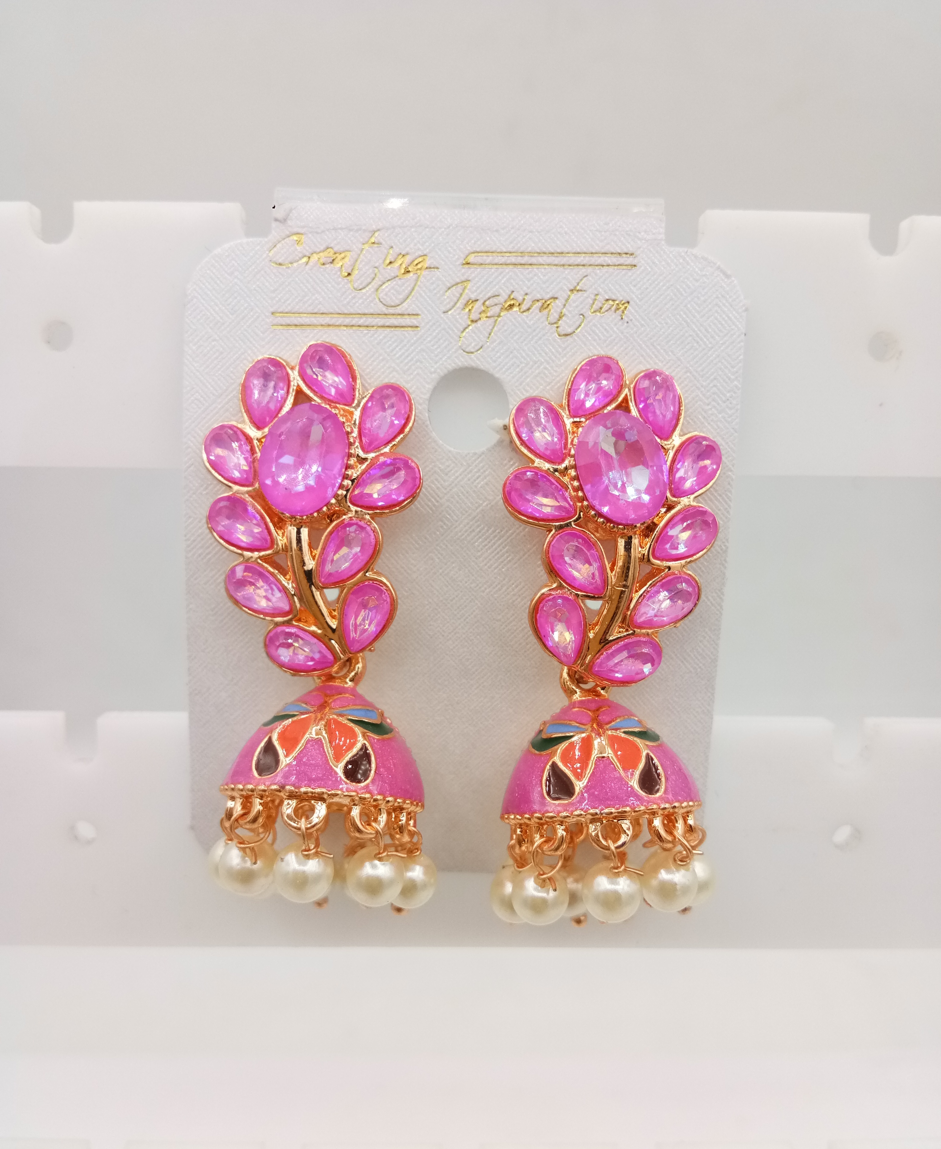 ROSE MULTI CMN + CLR ASSST JHUMKI - 523964