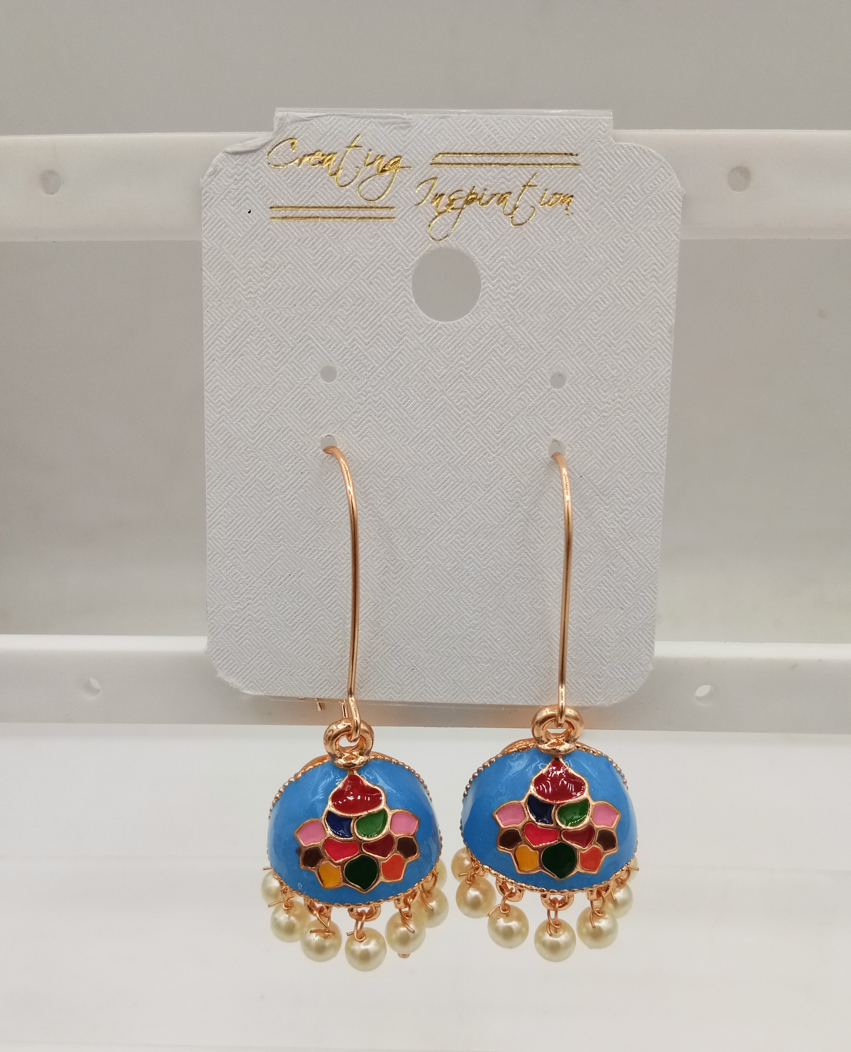 ROSE MULTI CMN PLAIN AKDA JHUMKI - 524085