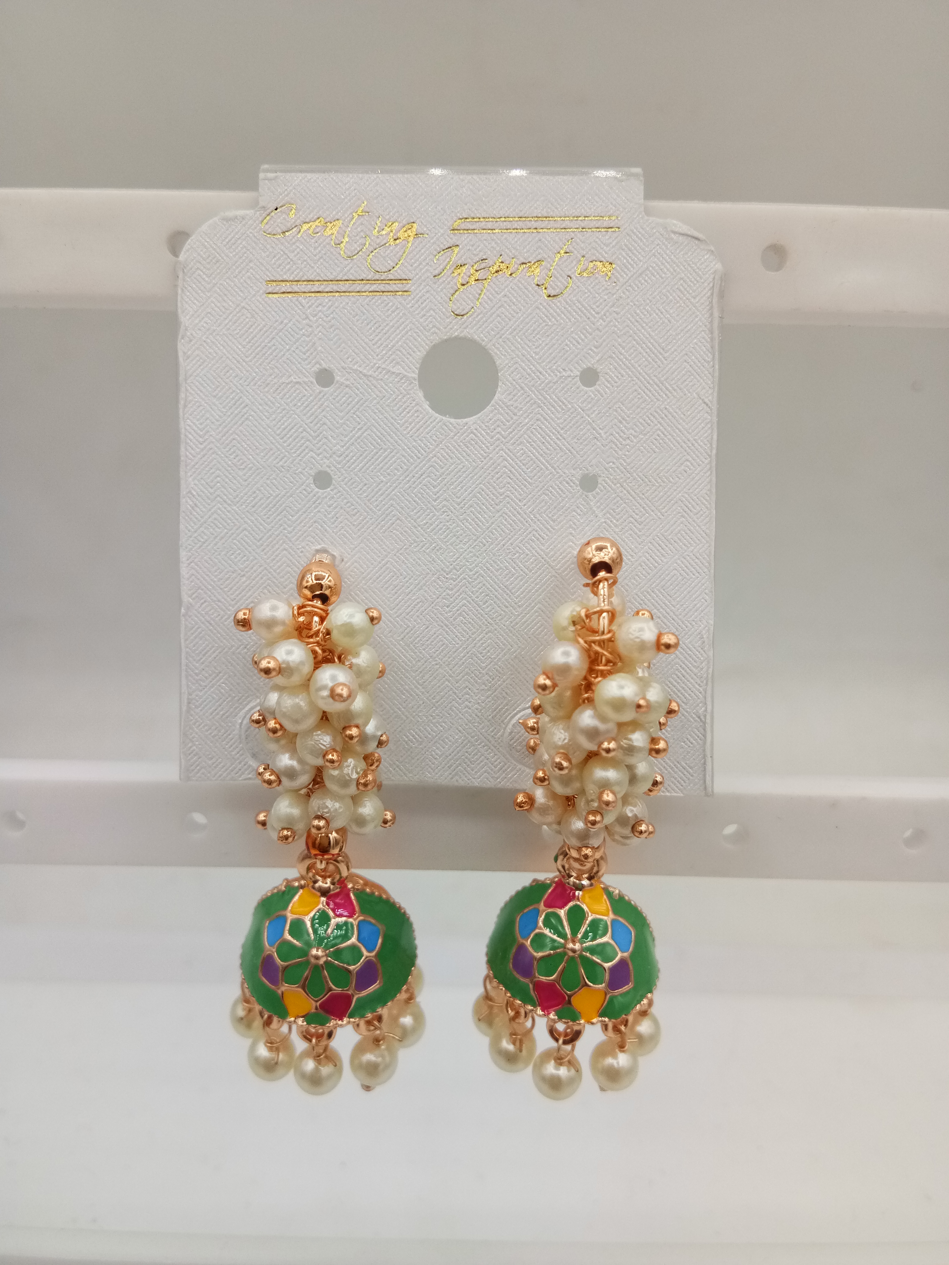 ROSE MULTI CMN GUCHHA AKDA JHUMKI - 524089