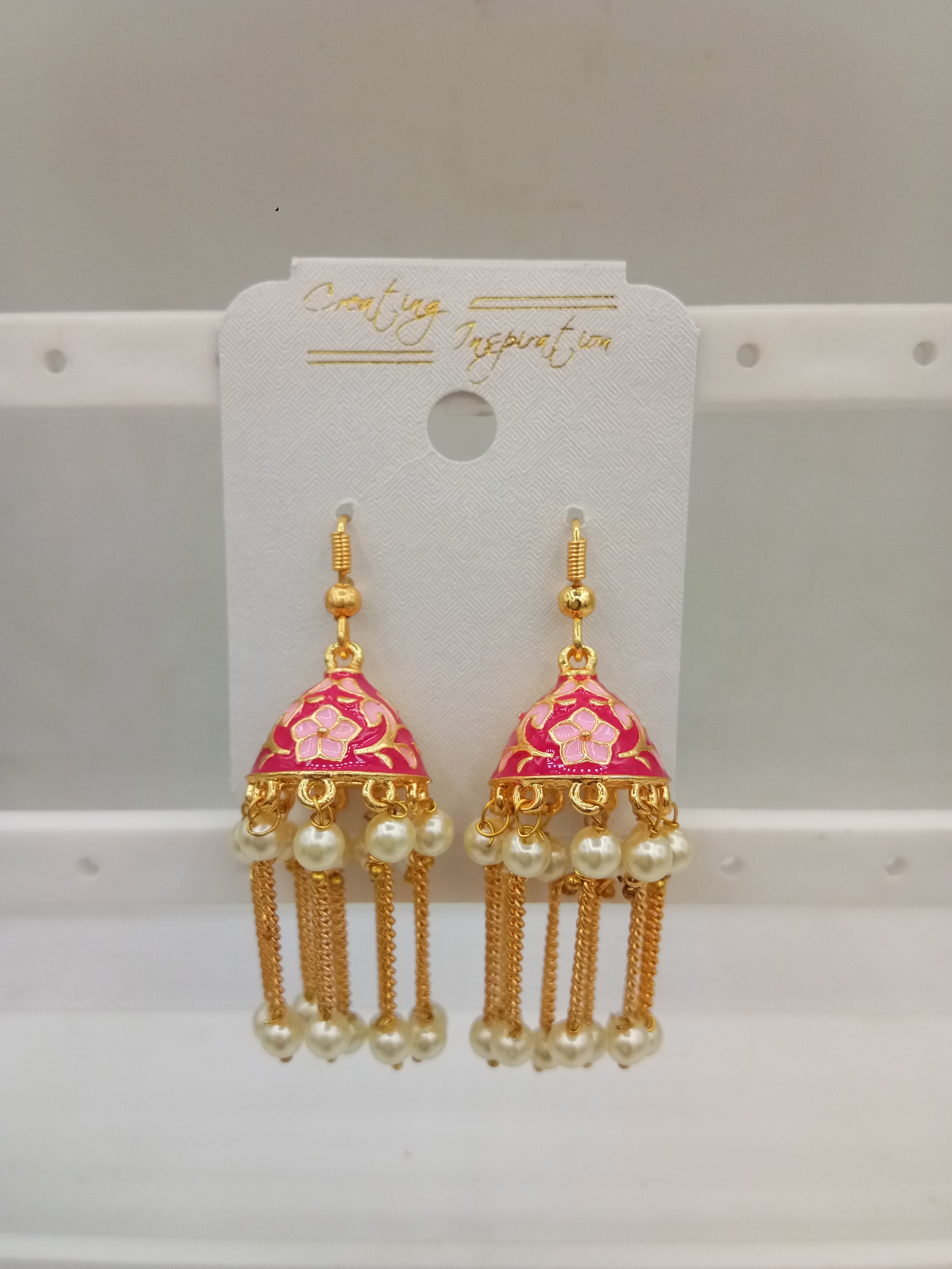 L.G AKDA CLR + CLR MEENA CHAIN JHUMKI - 523443