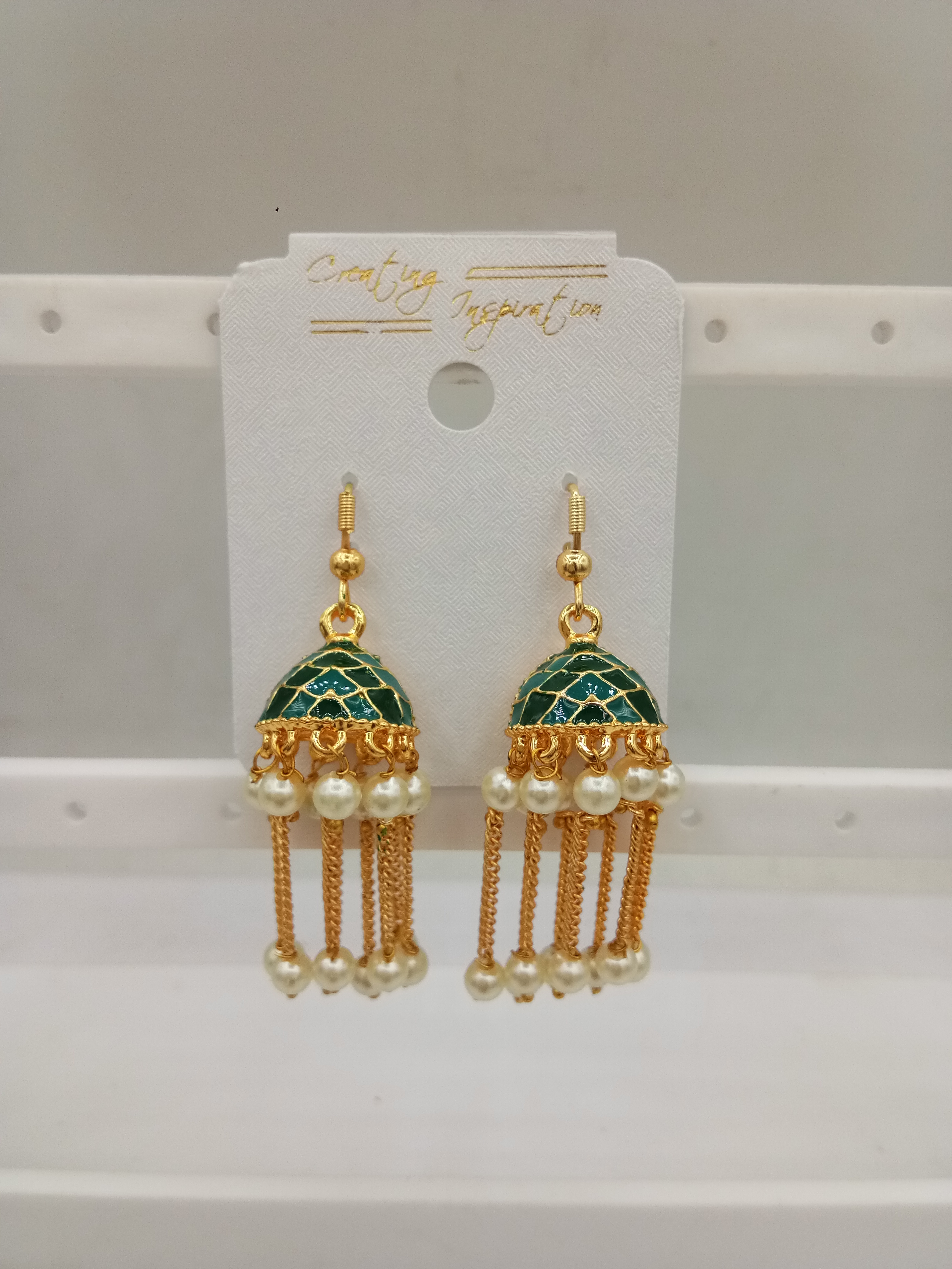 L.G AKDA CLR + CLR MEENA CHAIN JHUMKI - 523810