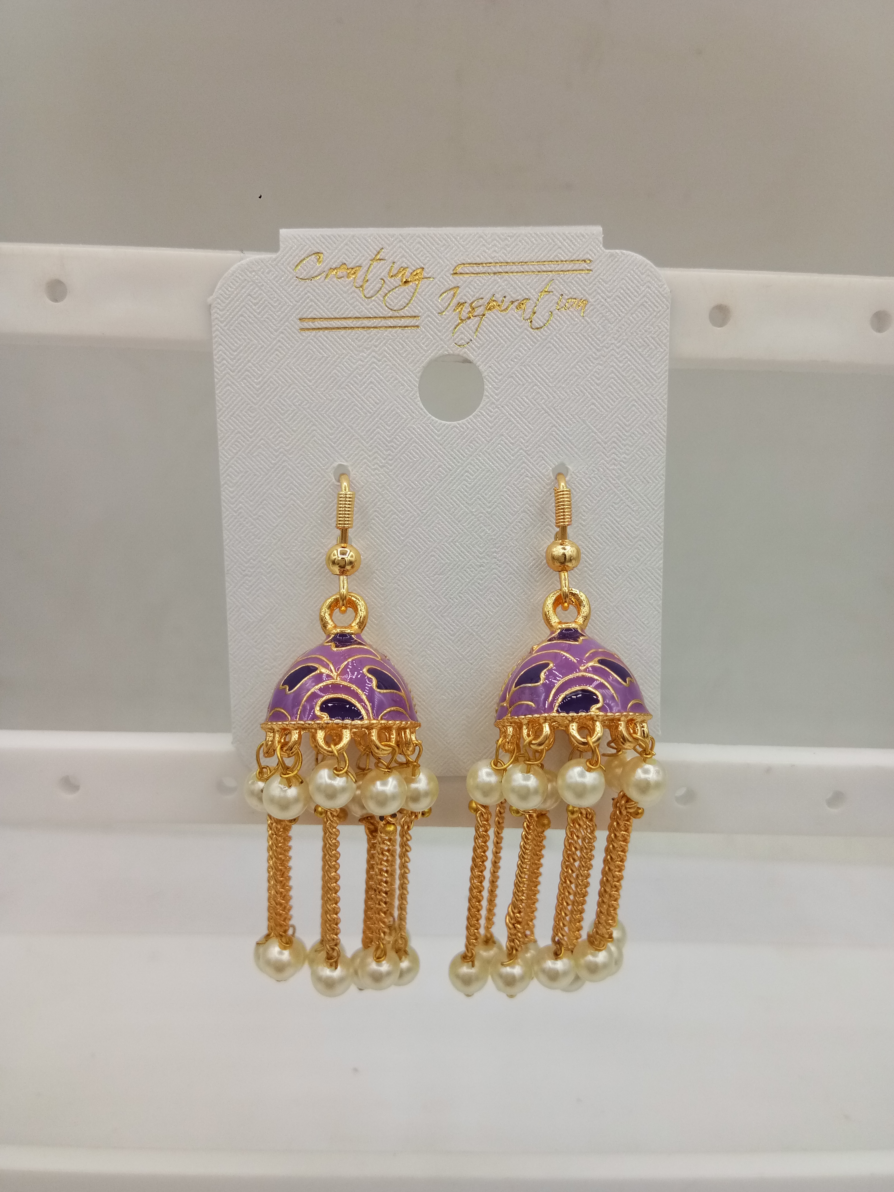 L.G AKDA CLR + CLR MEENA CHAIN JHUMKI - 523422