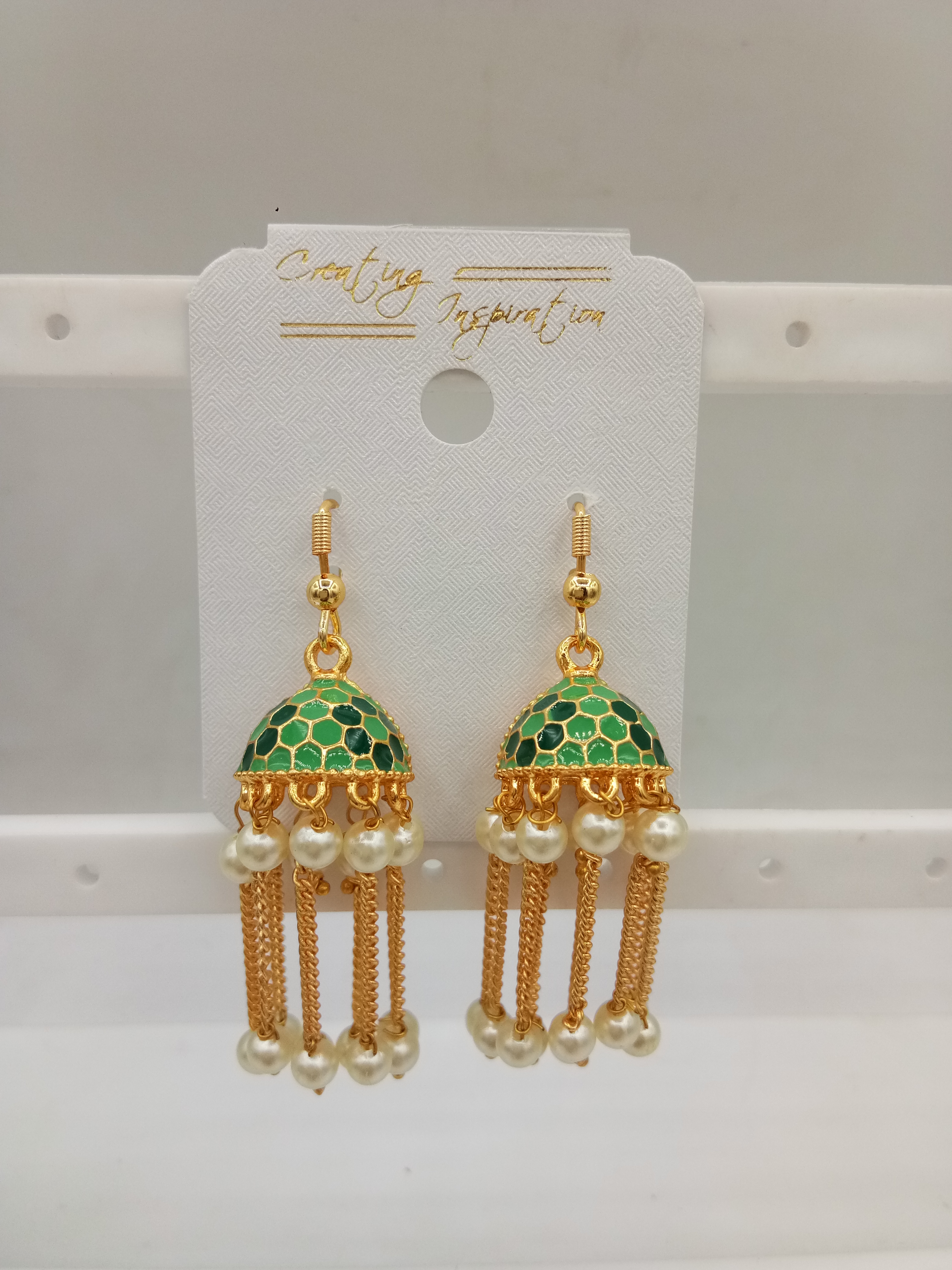 L.G AKDA CLR + CLR MEENA CHAIN JHUMKI - 523869