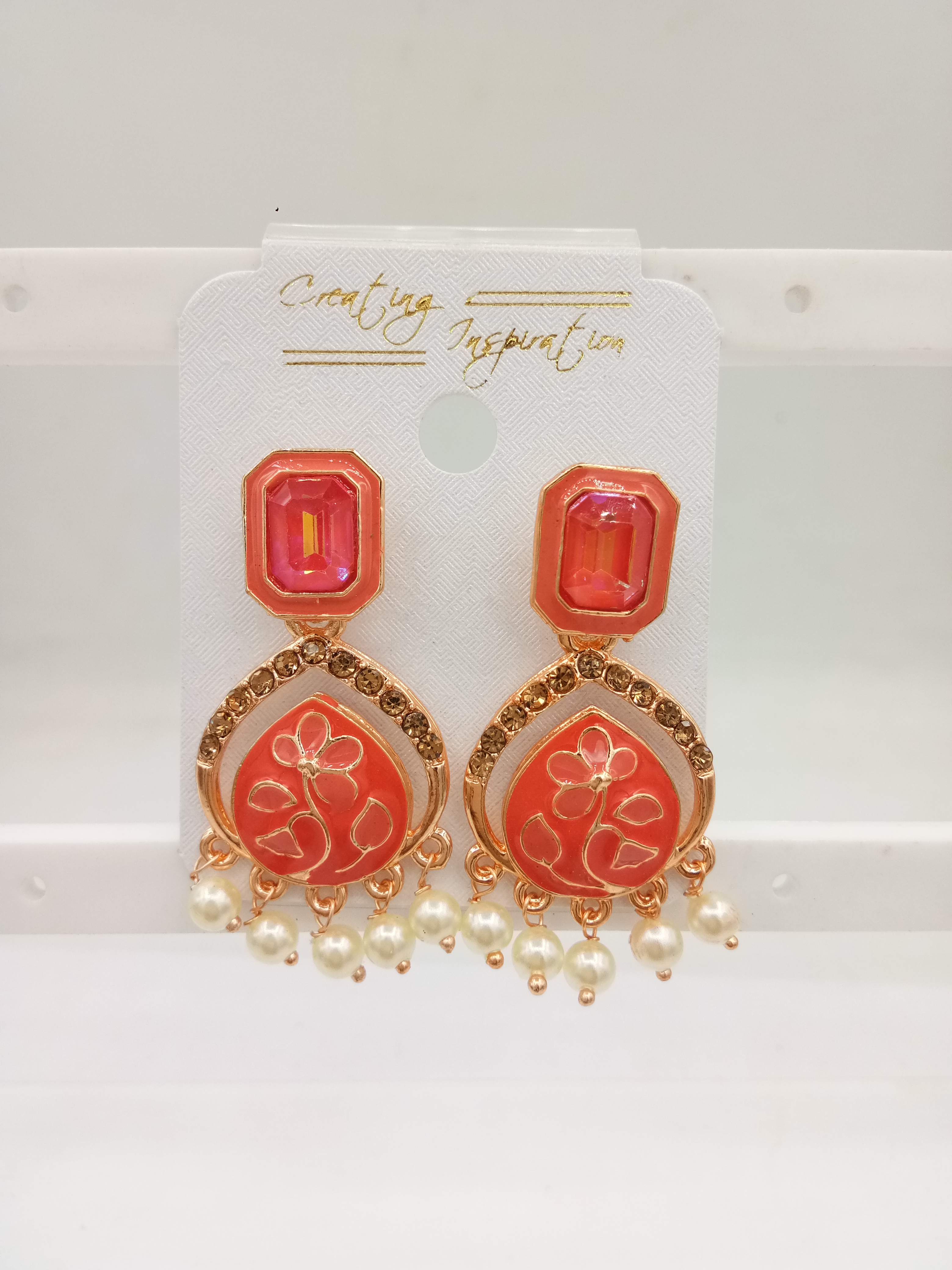 S RS ASSST CLR + CLR MEENA EARRINGS 522212
