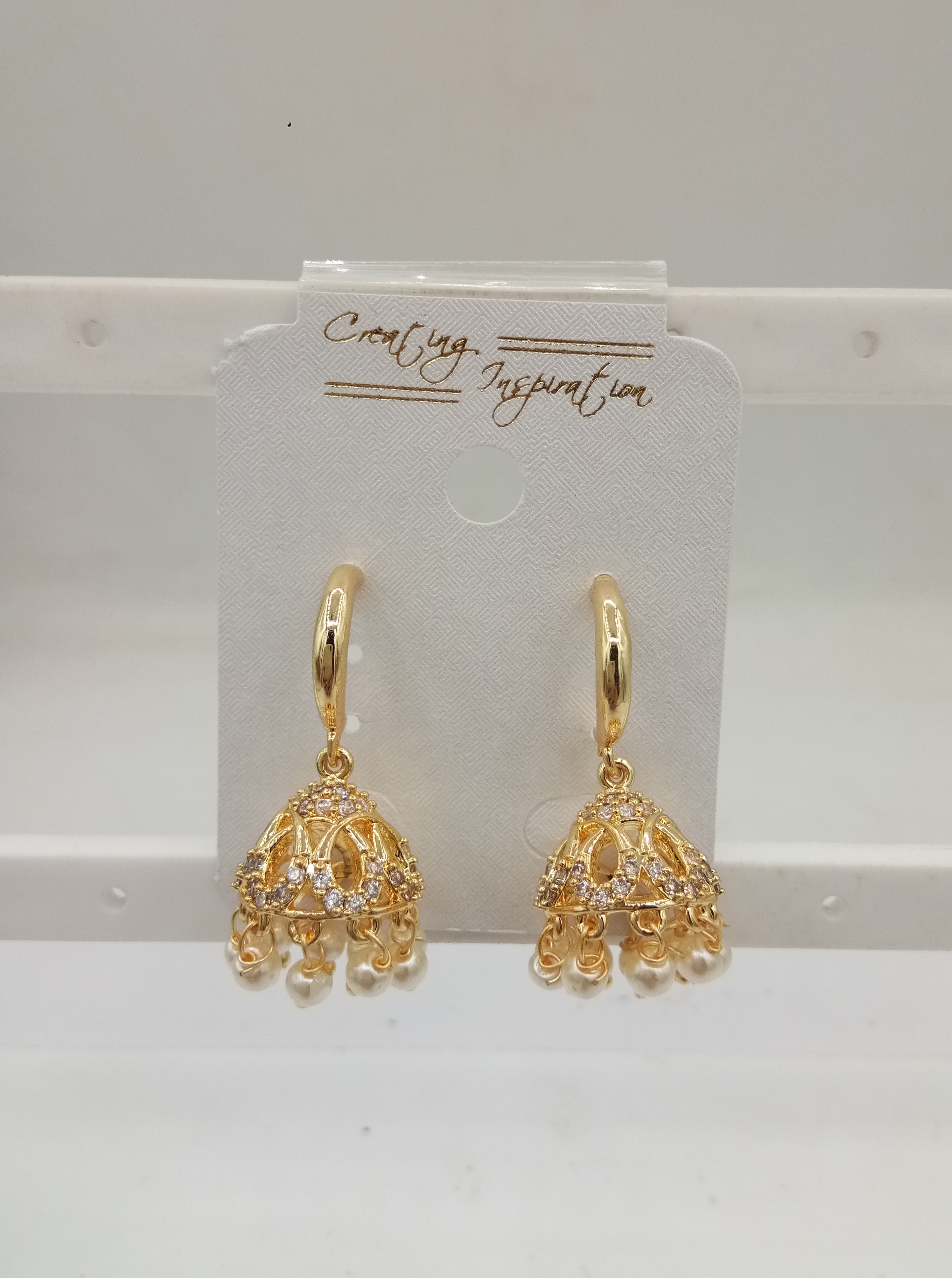 AD YELLOW GOLD WT JHUMKI - 21333 NX