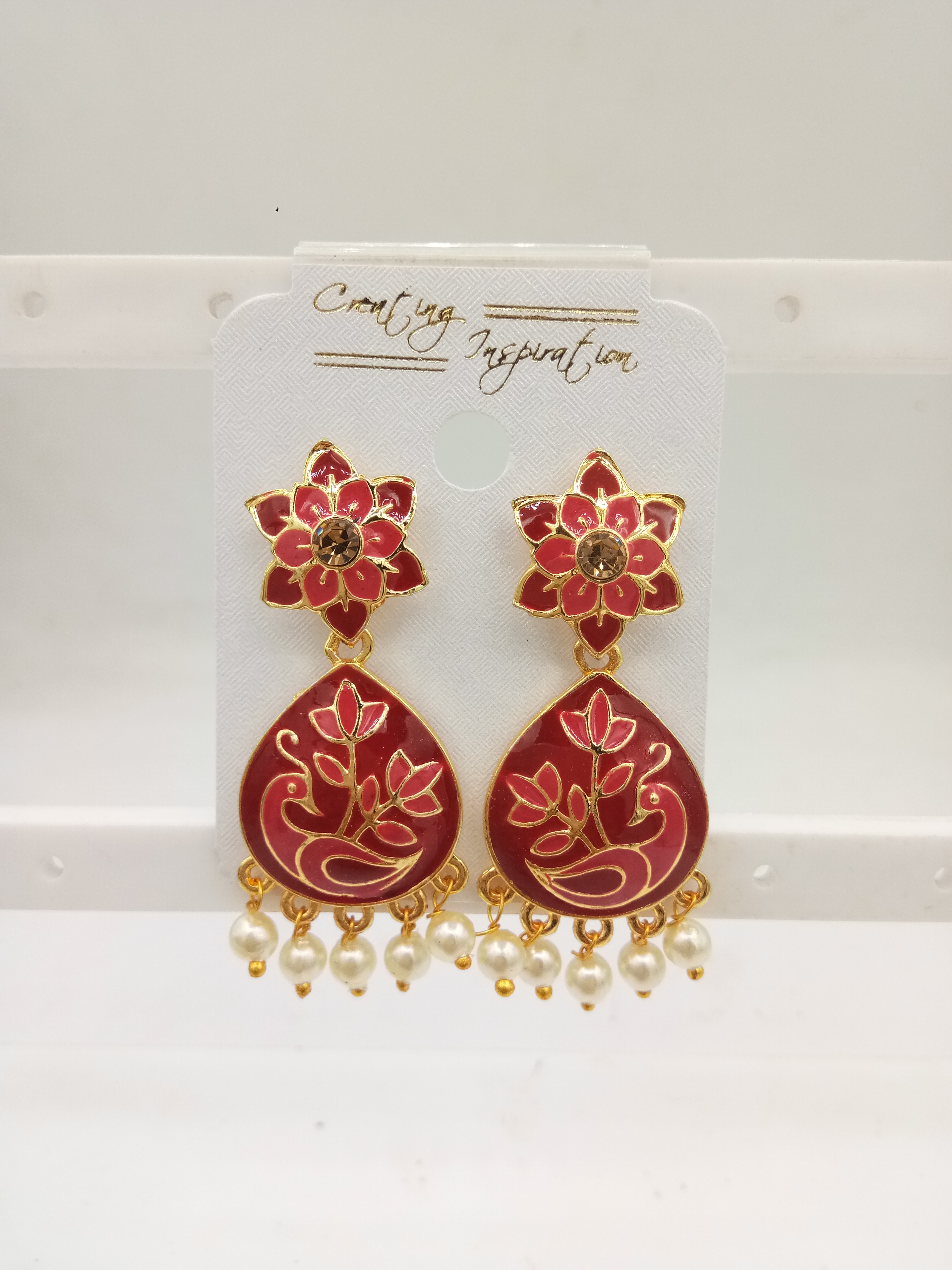 LG CLR MEENA EARRINGS - 524158