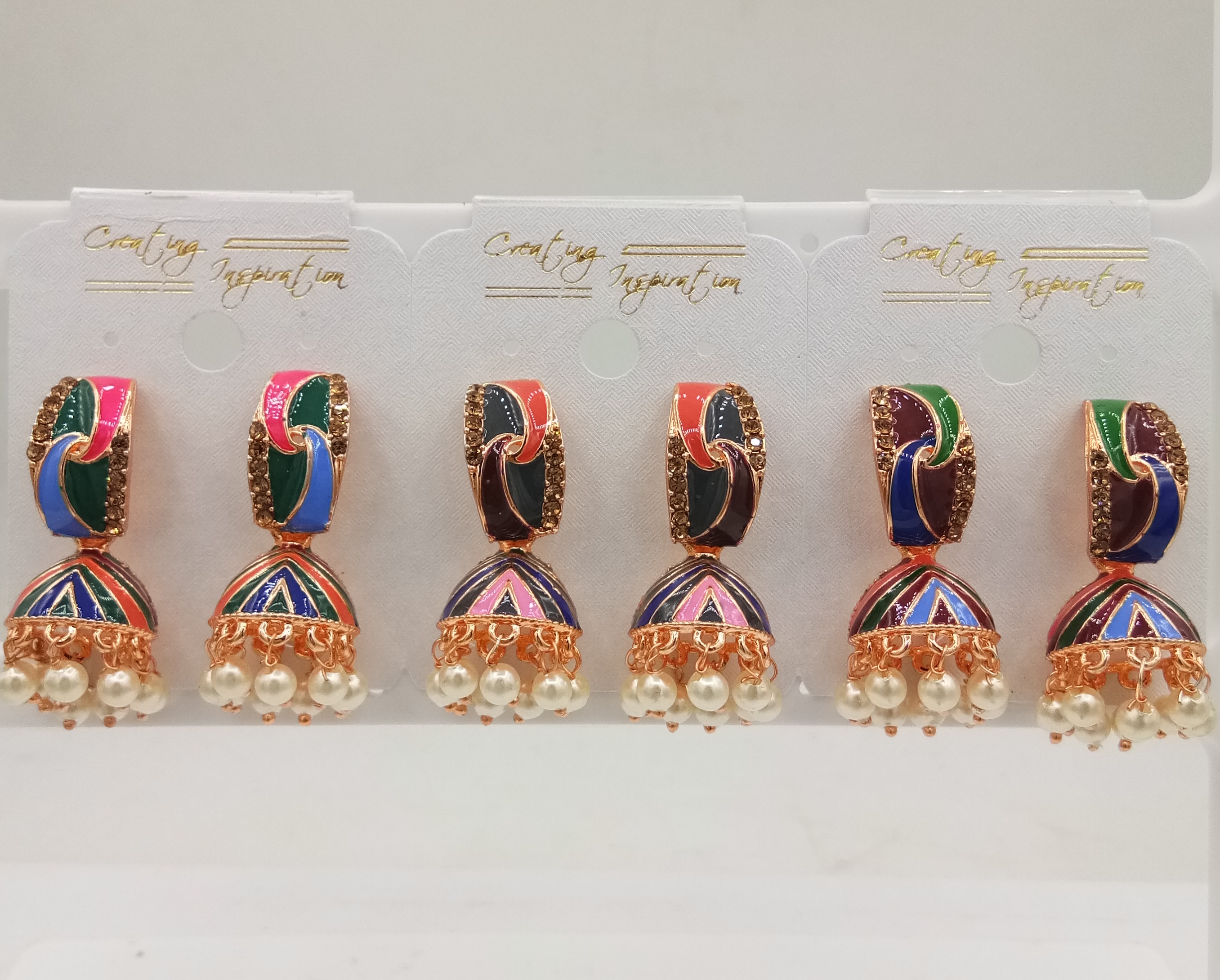 ROSE MULTI CMN 3 JODI JHUMKI - 522246