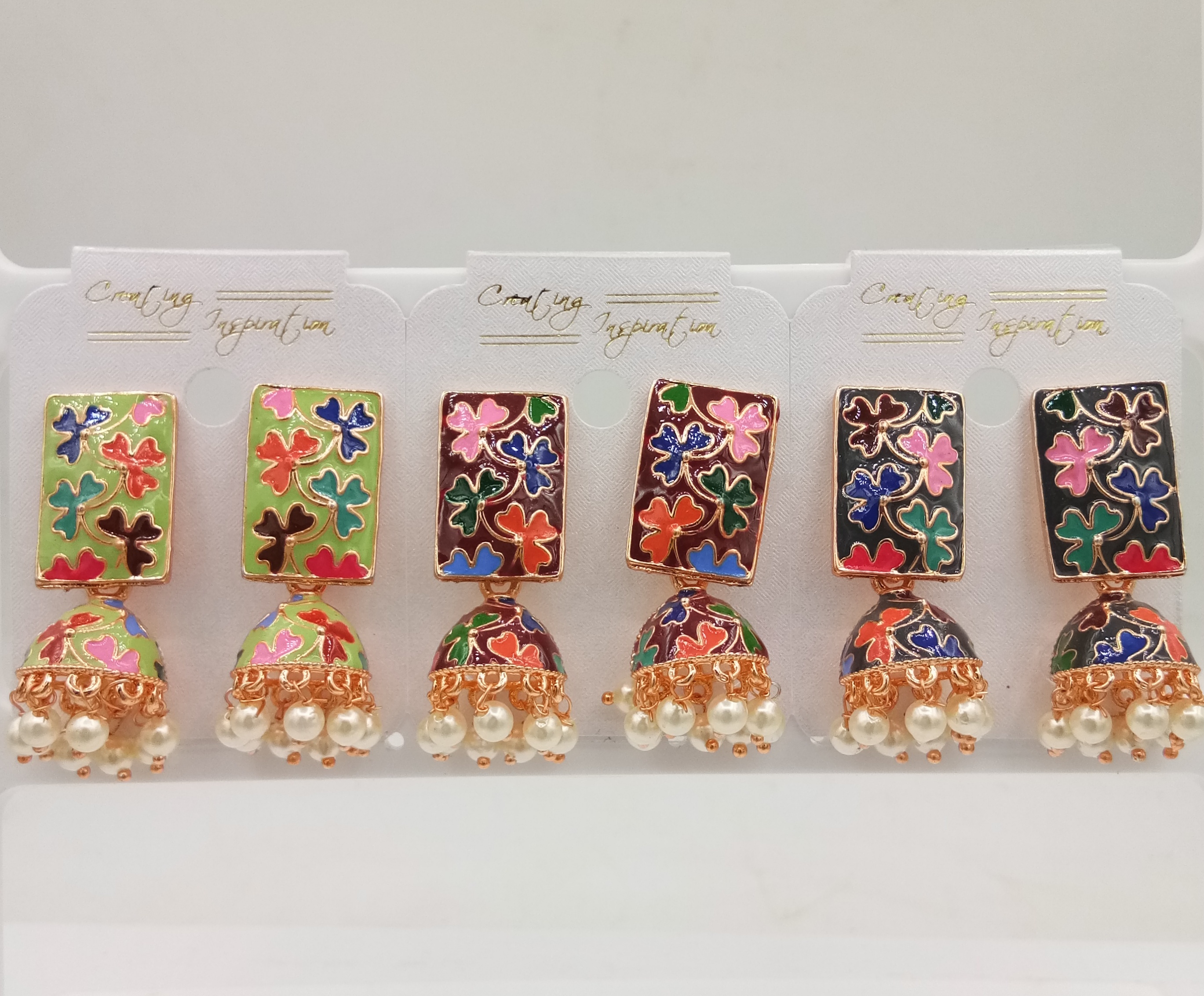 ROSE MULTI CMN 3 JODI JHUMKI - 523319