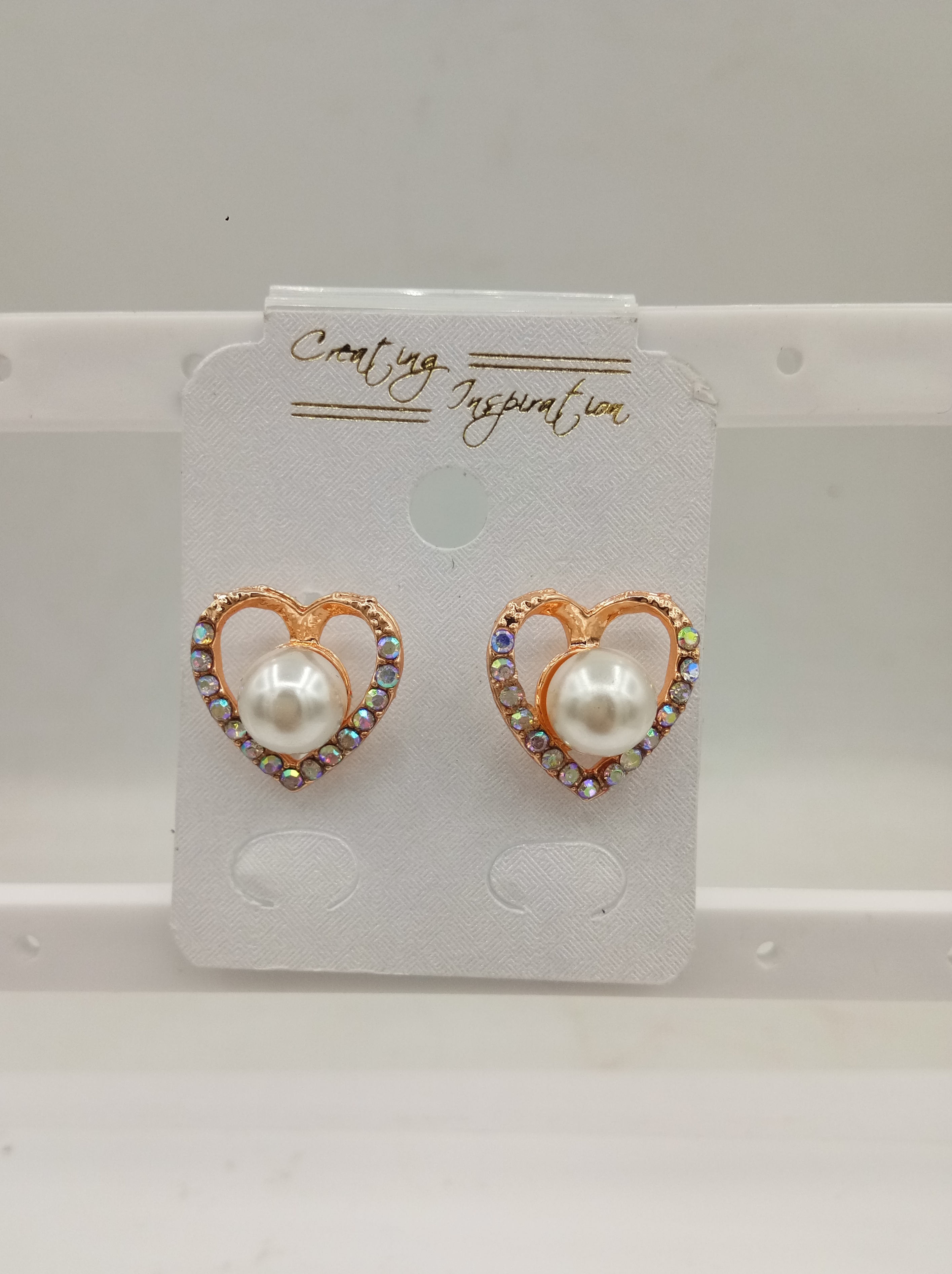 ROSE RAINBOW STONE + WT MOTI TOPS - 111442