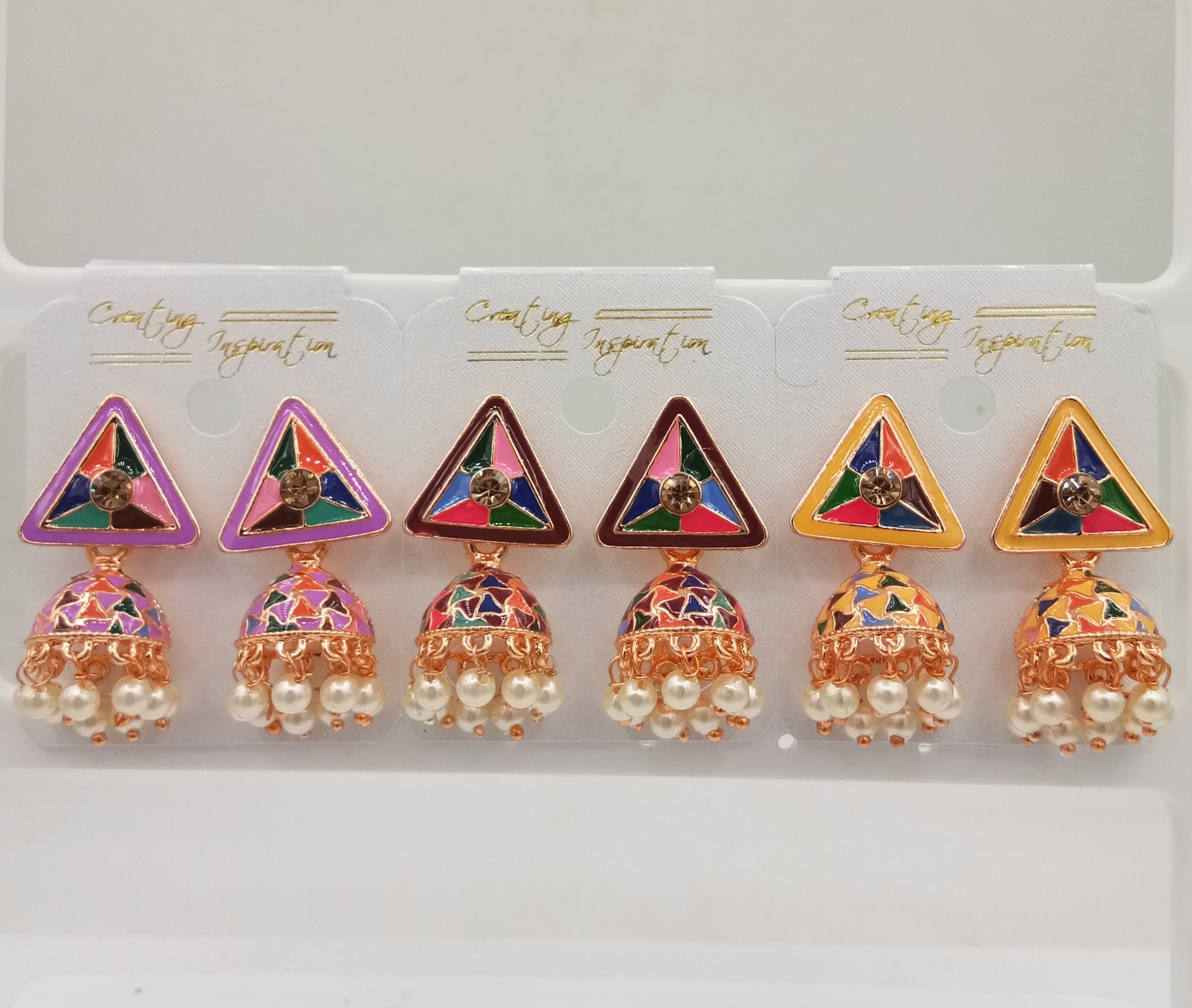 ROSE MULTI CMN 3 JODI JHUMKI - 521341