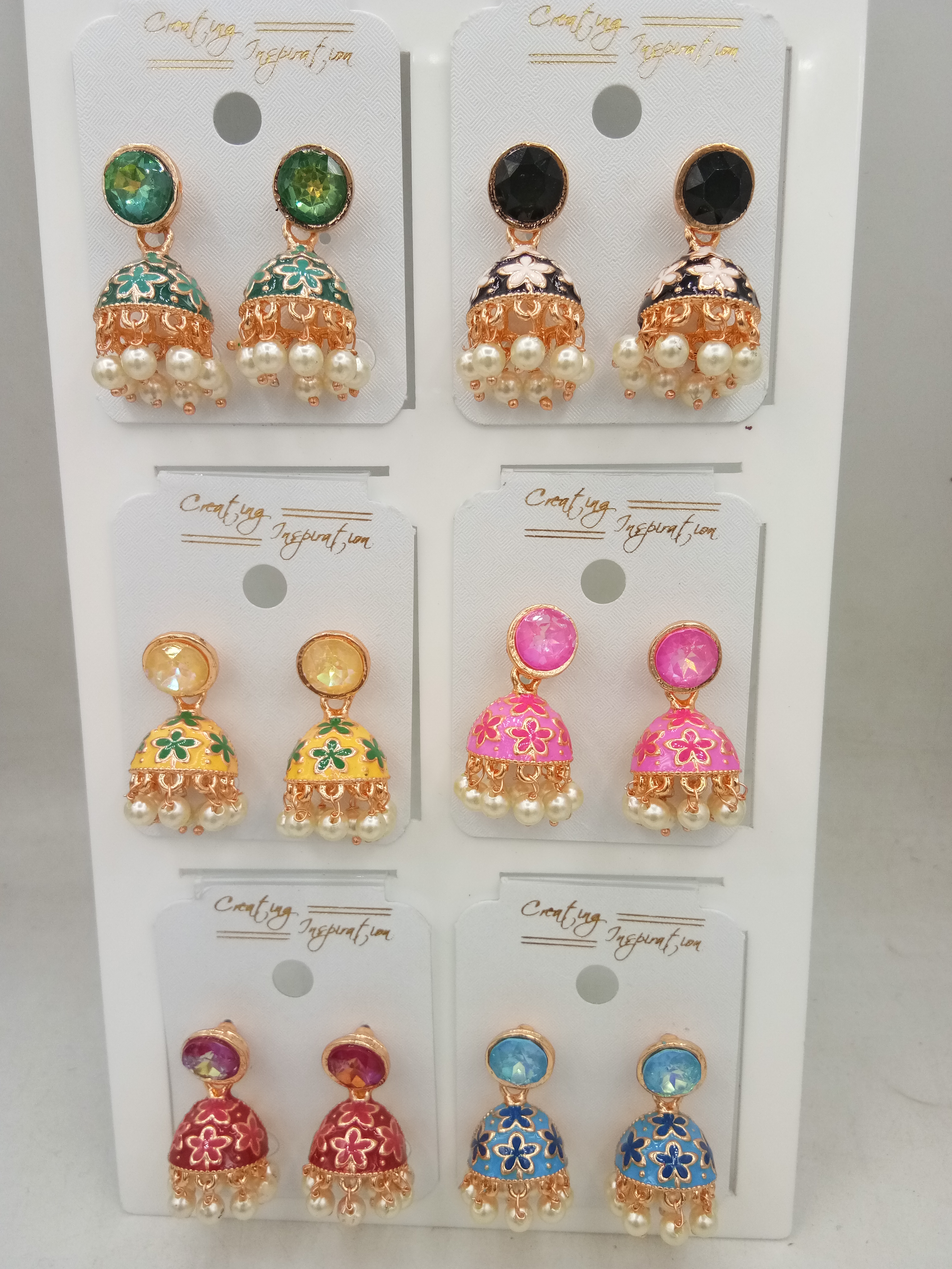 ROSE CMN 6 JODI TRAY JHUMKI - 525024