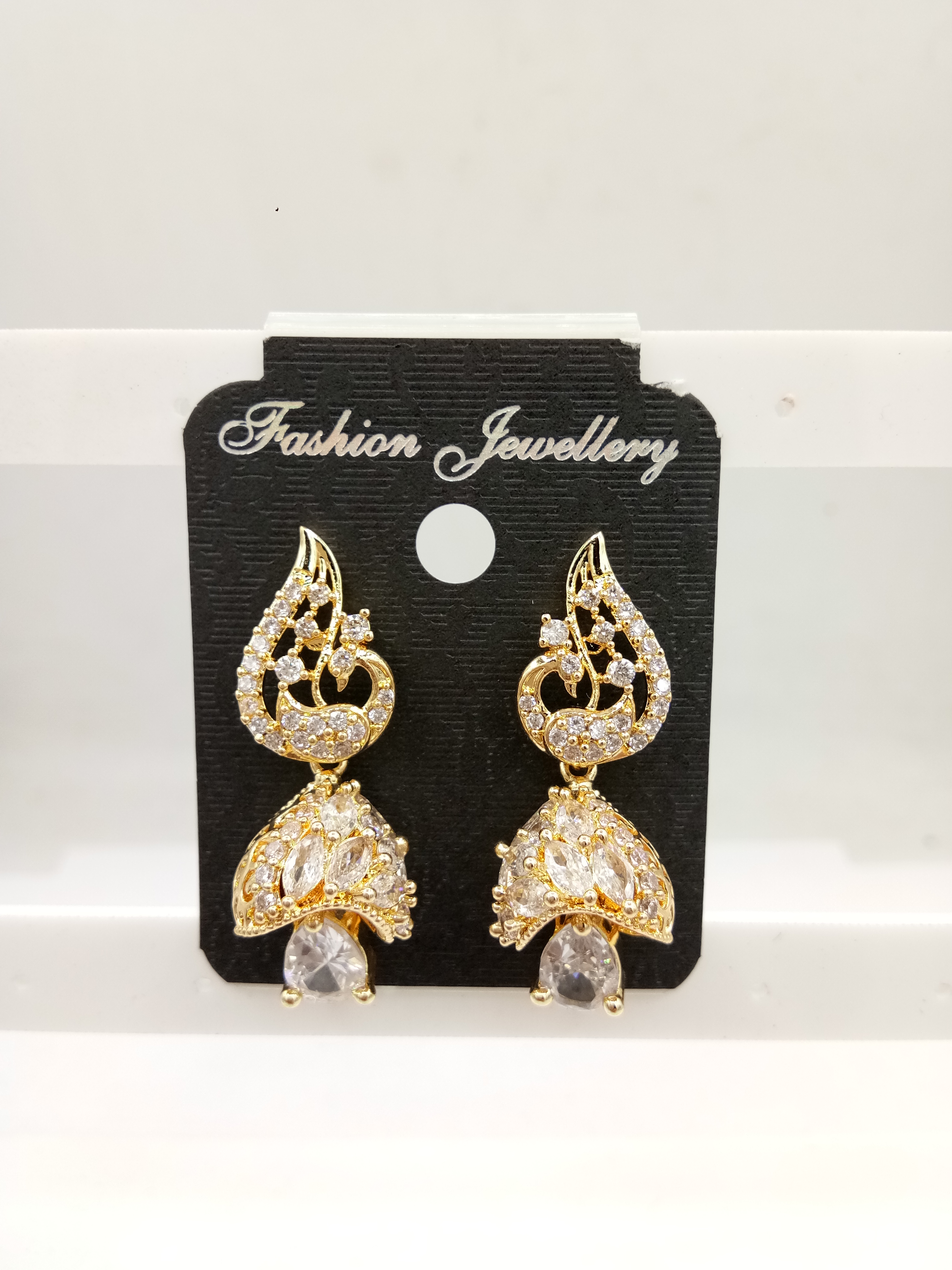 AD YELLOW GOLD WT JHUMKI - 21133 NX