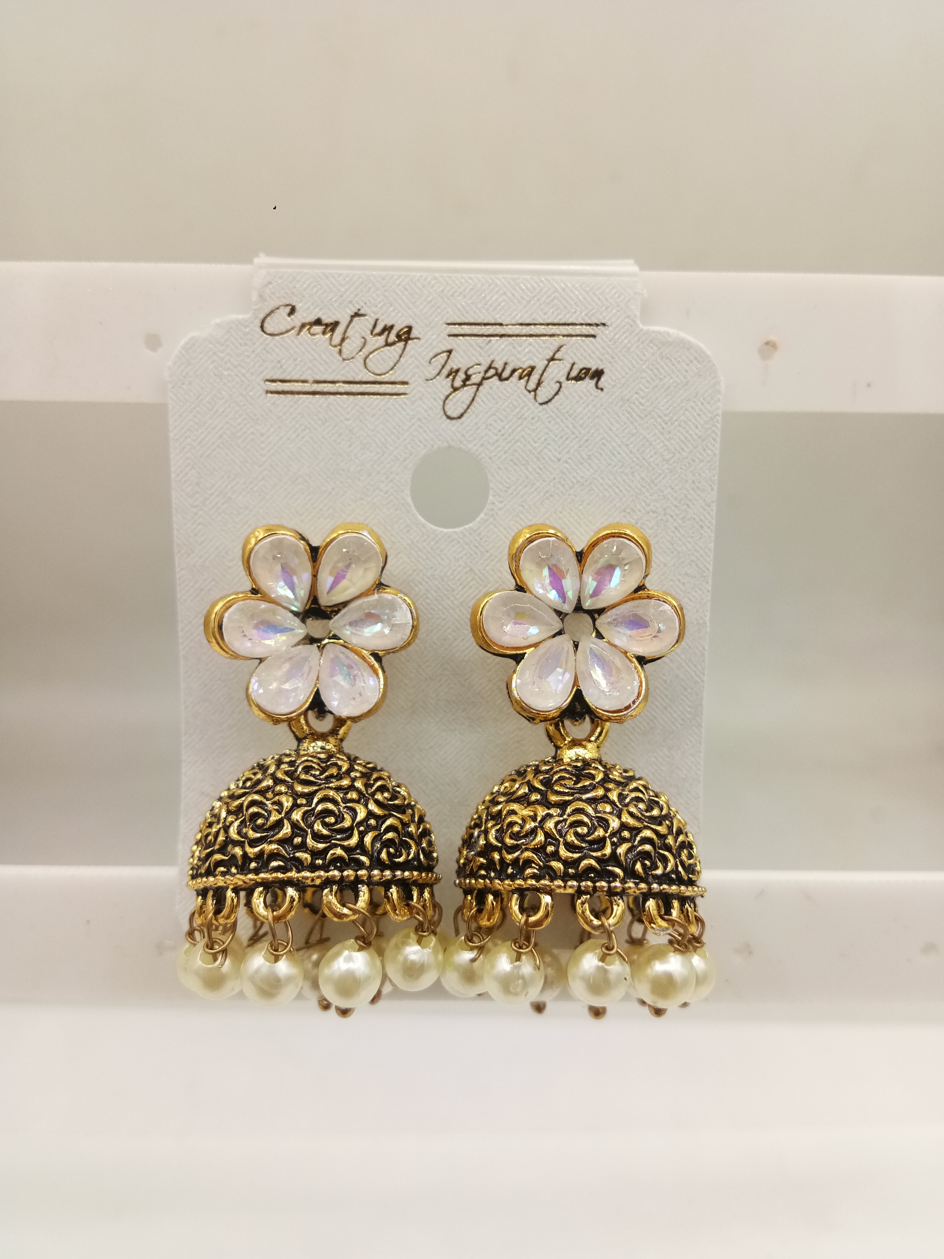 GERMAN GOLD ASSST MOTI JHUMKI - 523936