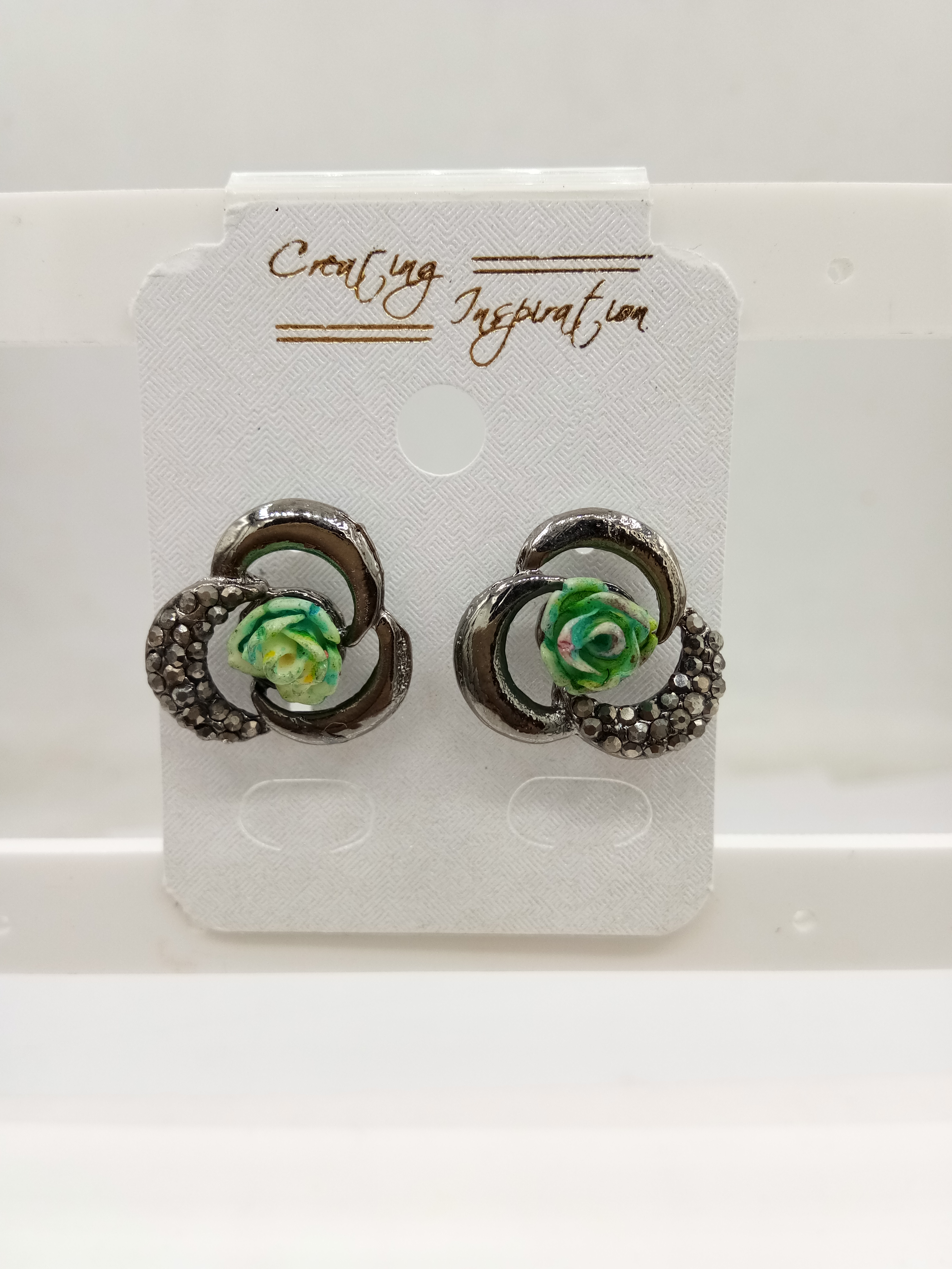 GUNMETAL CLR FLR BLACK STN TOPS - 111466