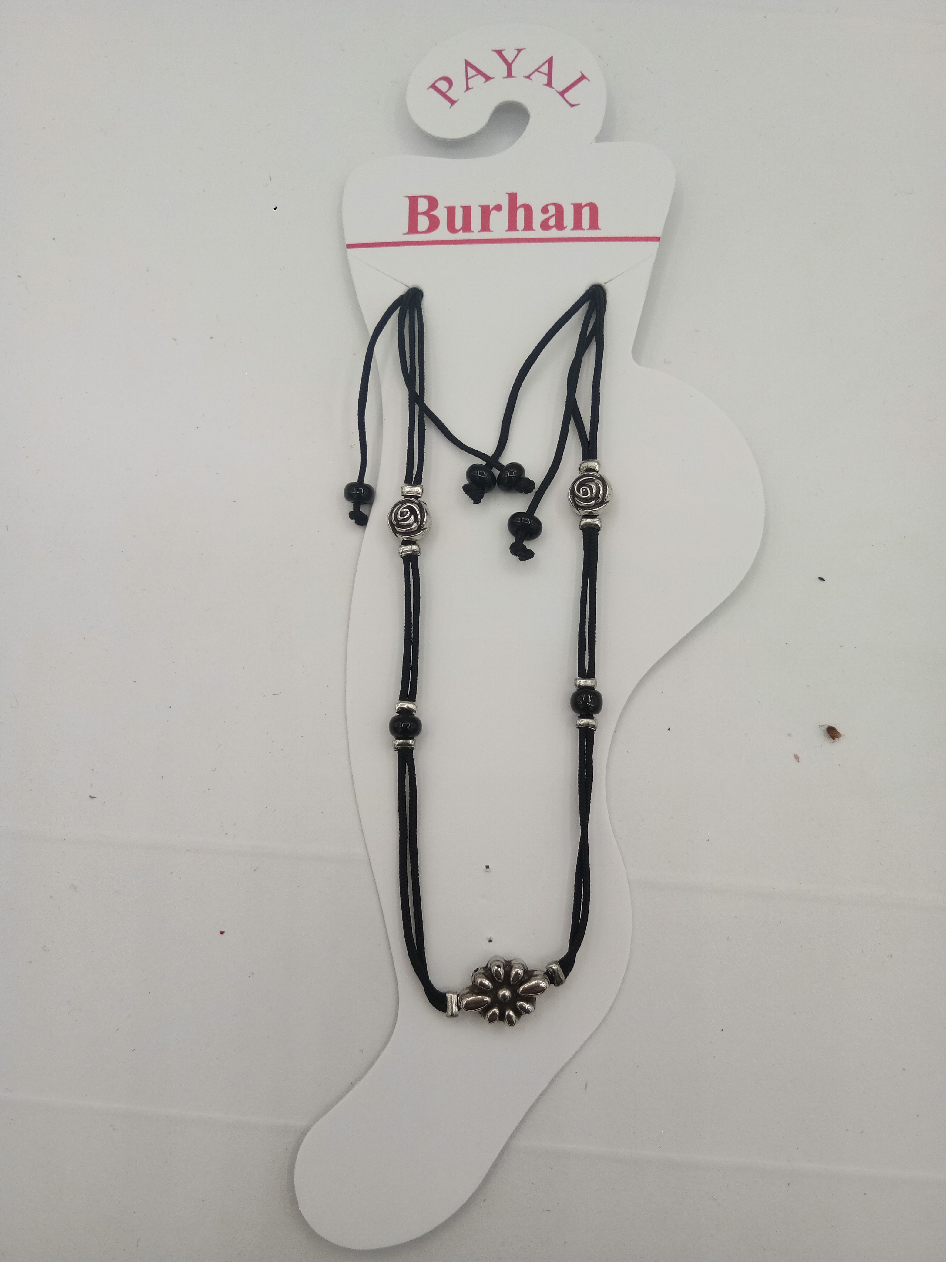 BLACK DHAGA PAYAL - 0243