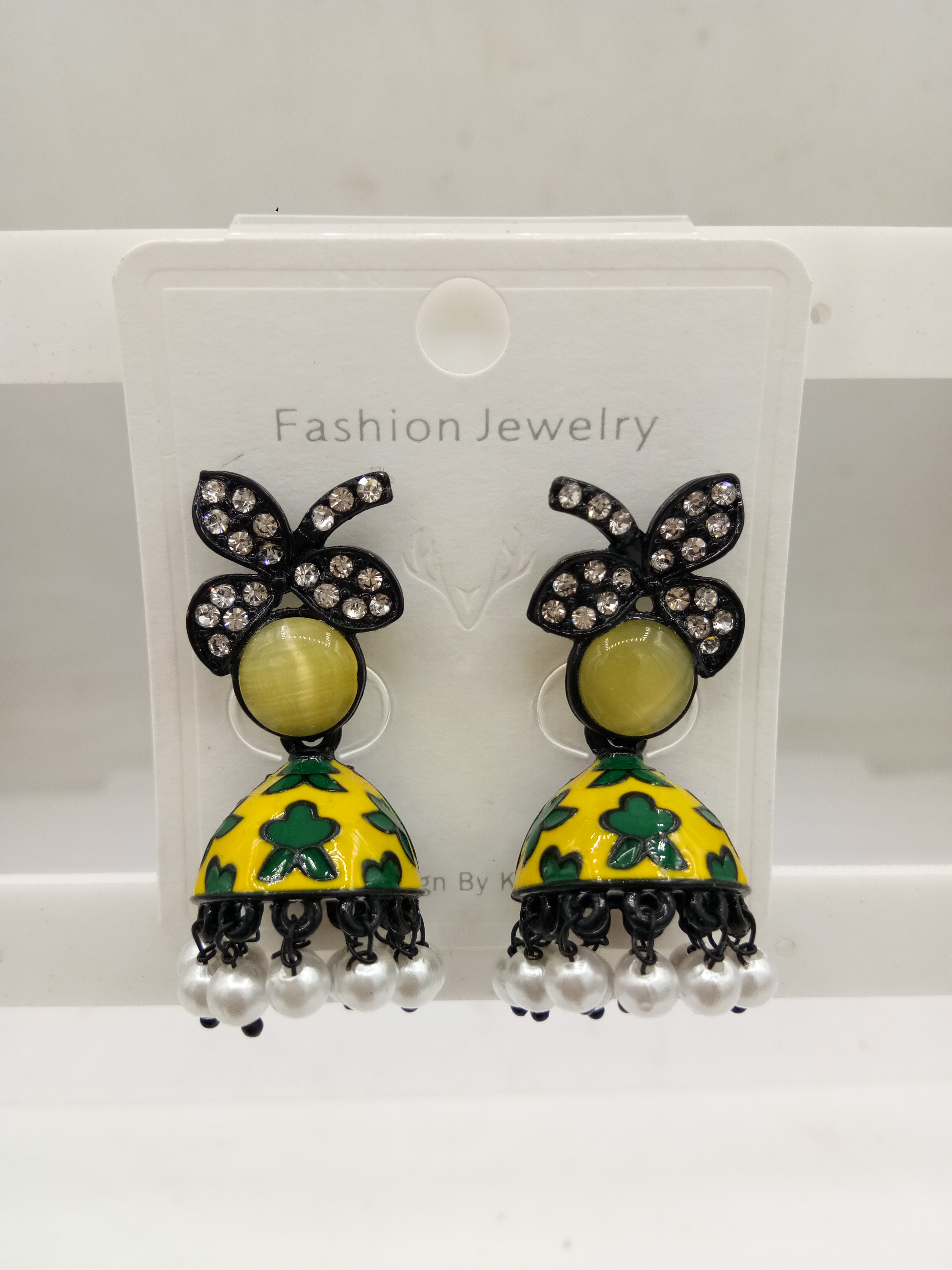 BLACK CMN MONALISA JHUMKI - 525316