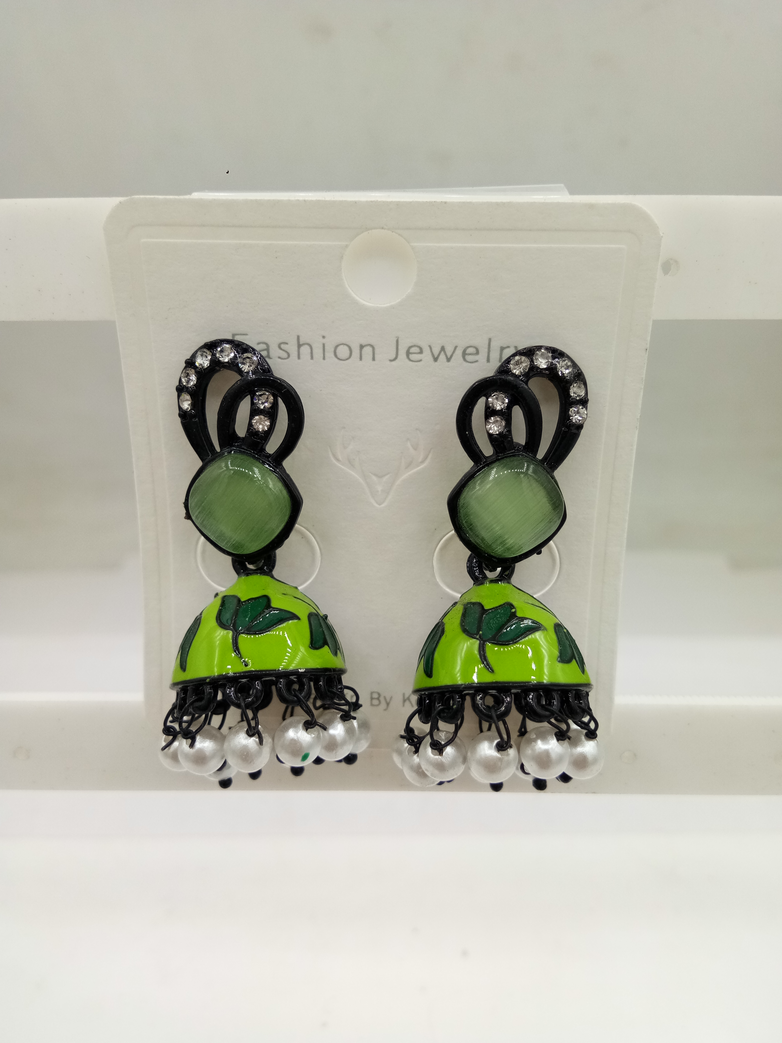 BLACK CMN MONALISA JHUMKI - 525355