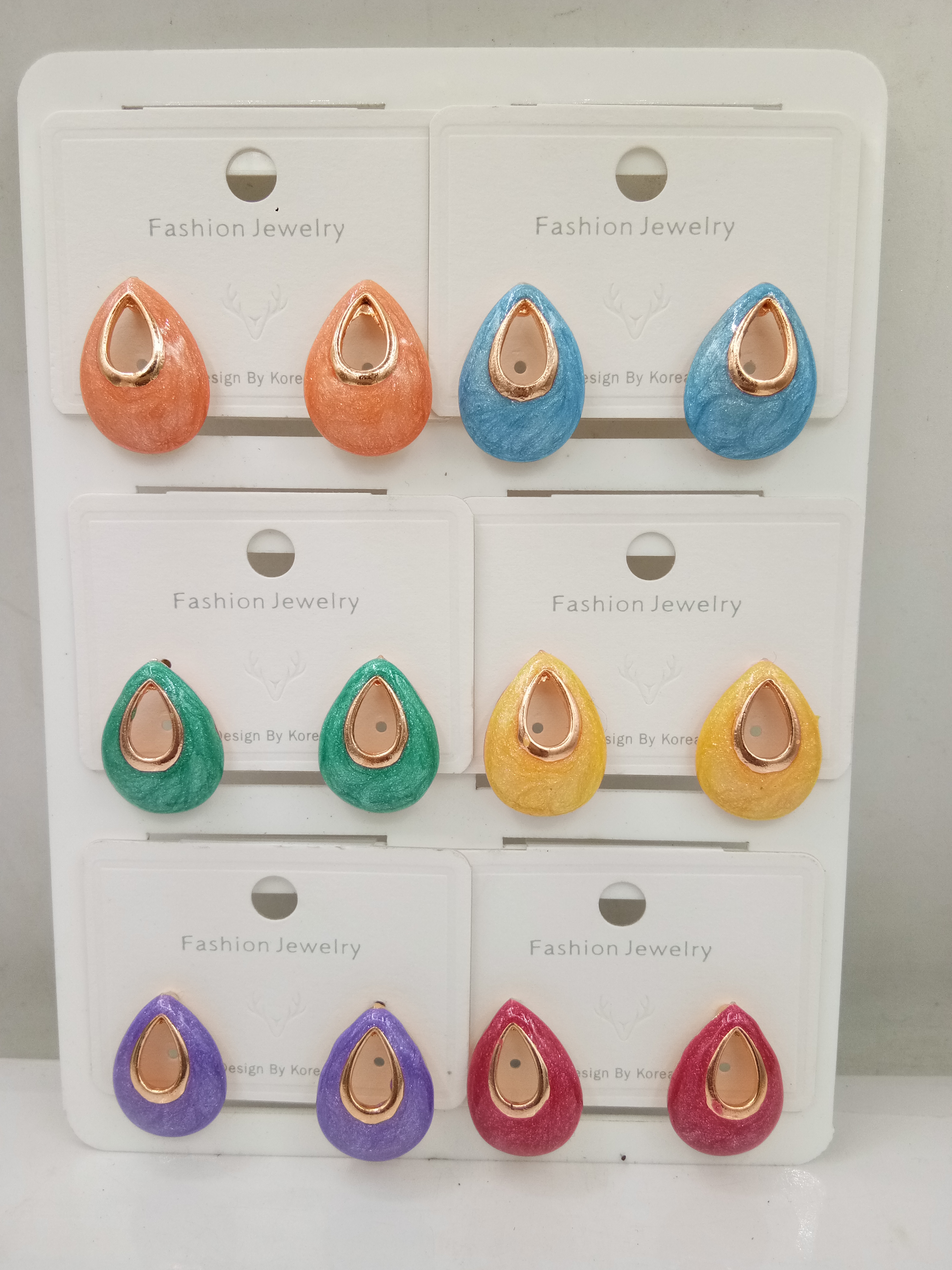 LIGHT ROSE NEW PEARL CMN 6 PAIR TRAY TOPS - 1111784